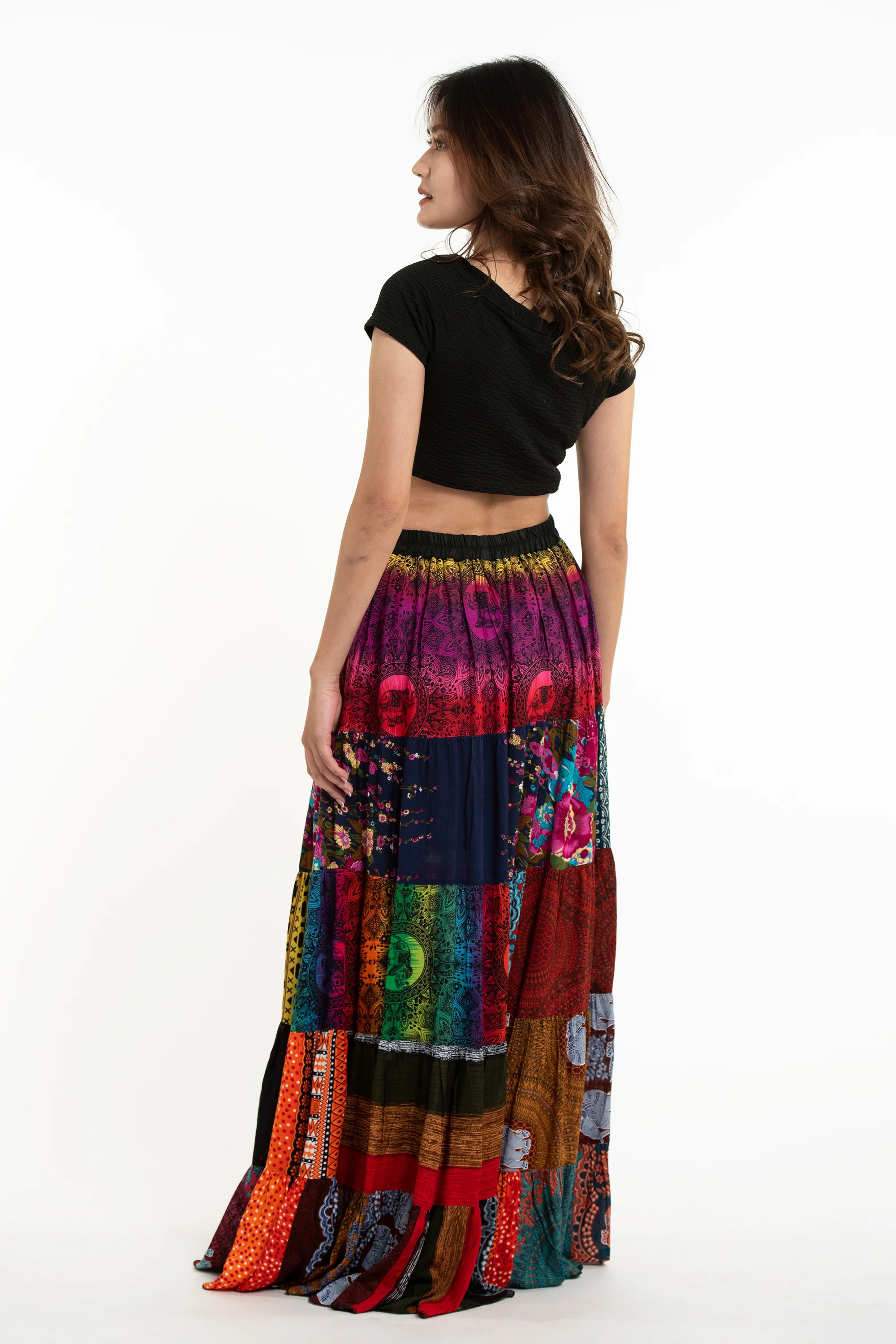2016-Patchwork-Long-Skirt-in-Multi-Prints-4.webp Patchwork Long Skirt in Multi Prints