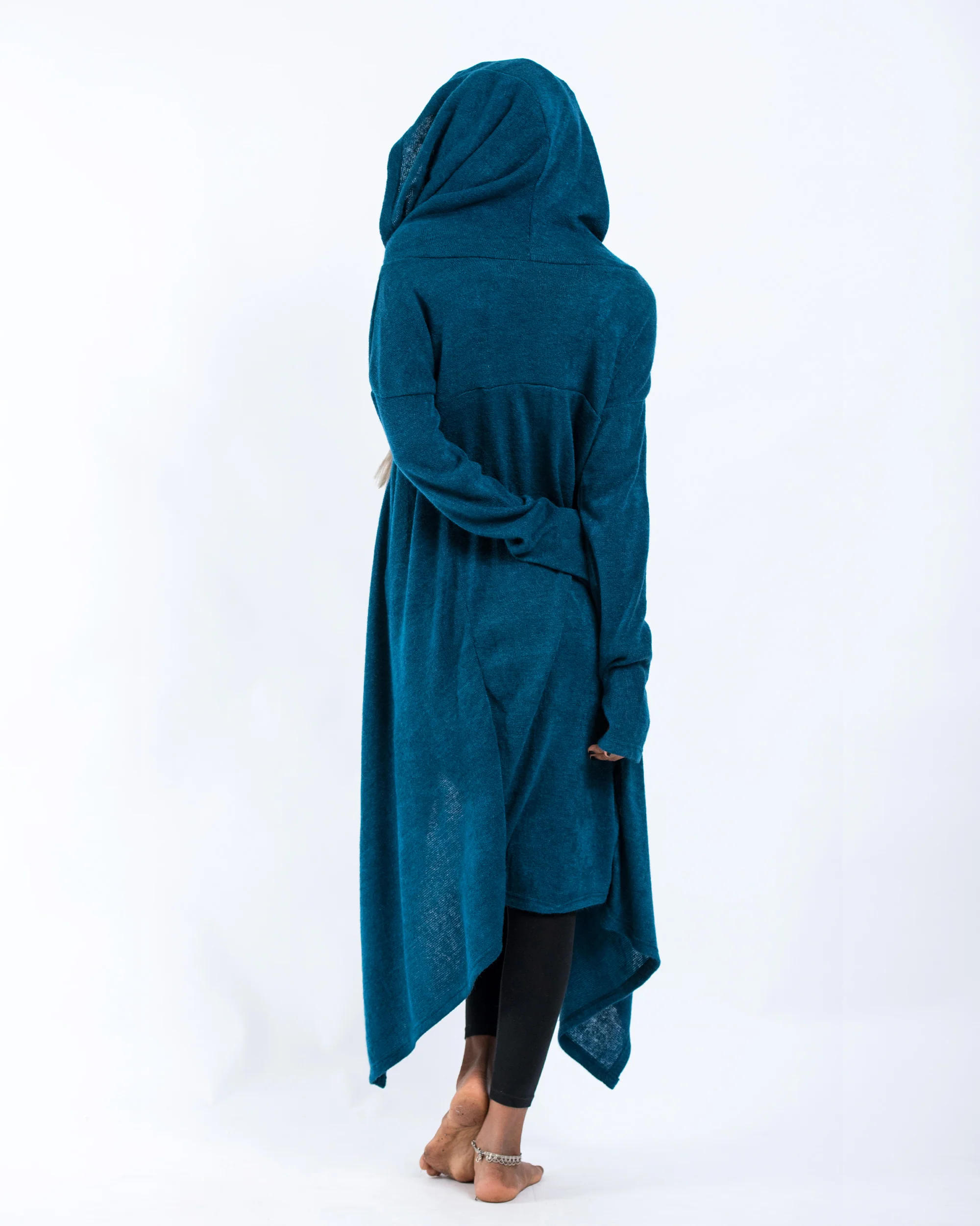 2078-Ultra-Long-Hooded-Sweater-in-Blue-3.webp Ultra Long Hooded Sweater in Blue