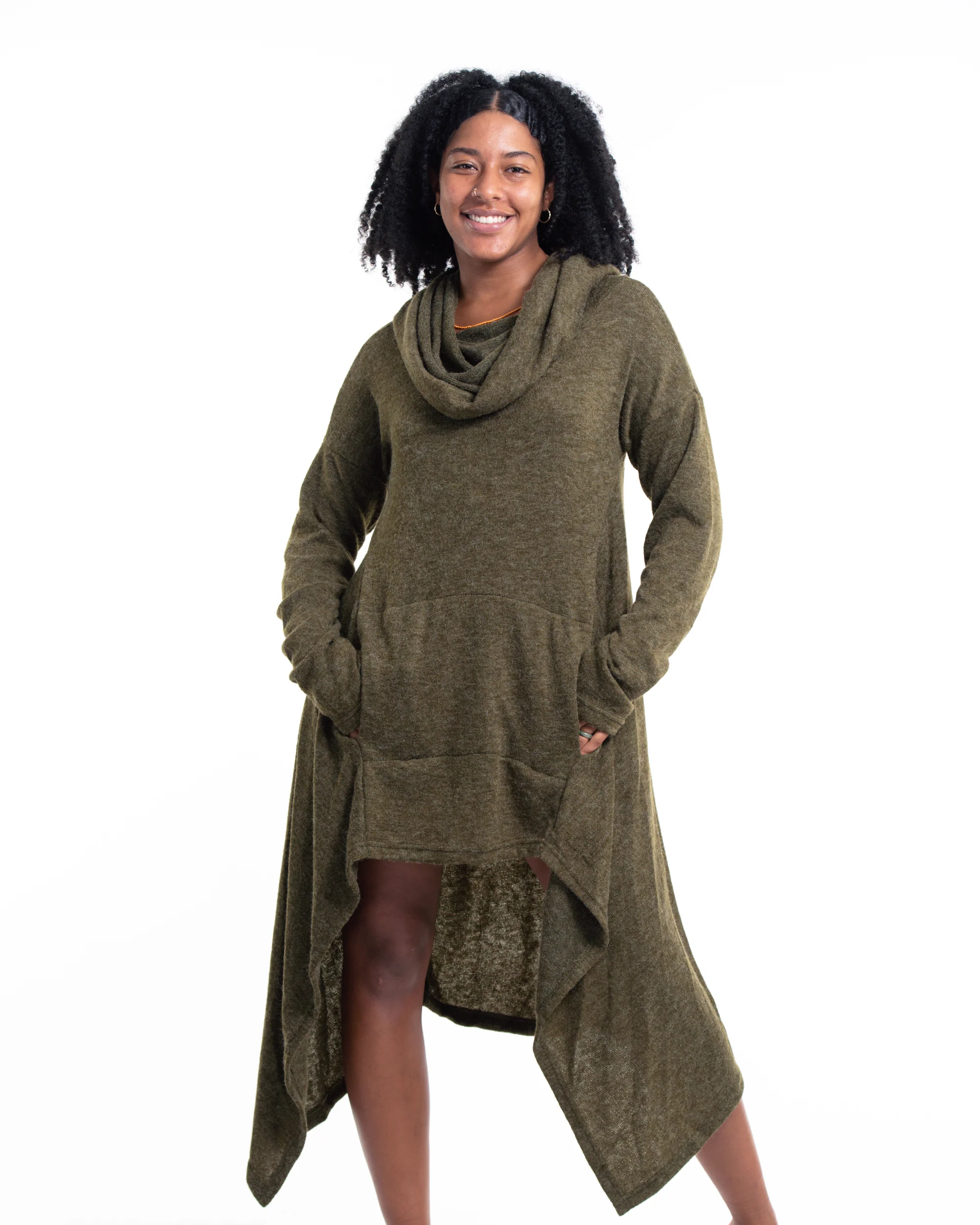 2136-Ultra-Long-Hooded-Sweater-in-Green-3.webp Ultra Long Hooded Sweater in Green