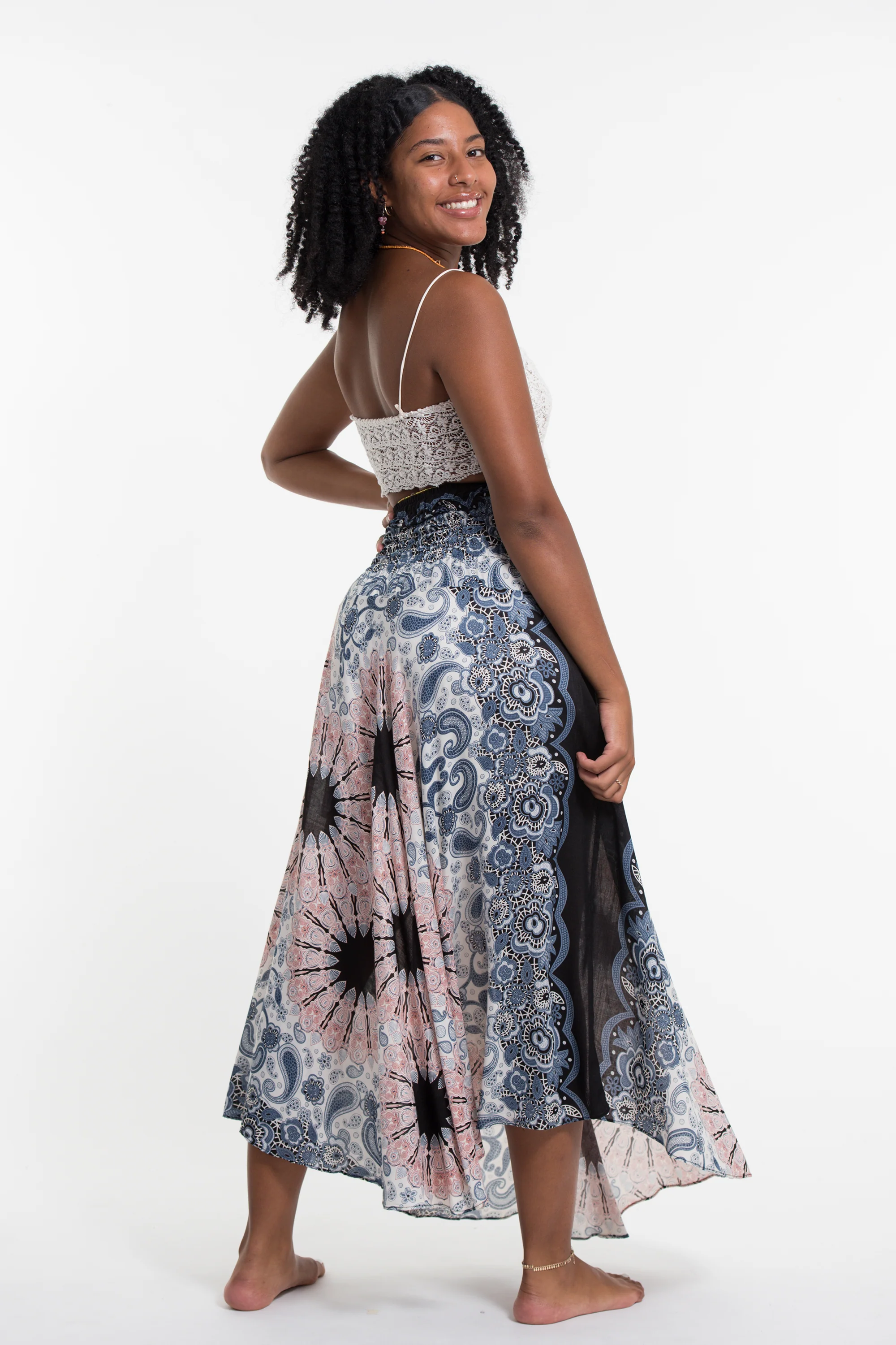 2142-Paisley-Mandalas-Handkerchief-Midi-Skirt-in-Silver-Gray-3.webp Paisley Mandalas Handkerchief Midi Skirt in Silver Gray