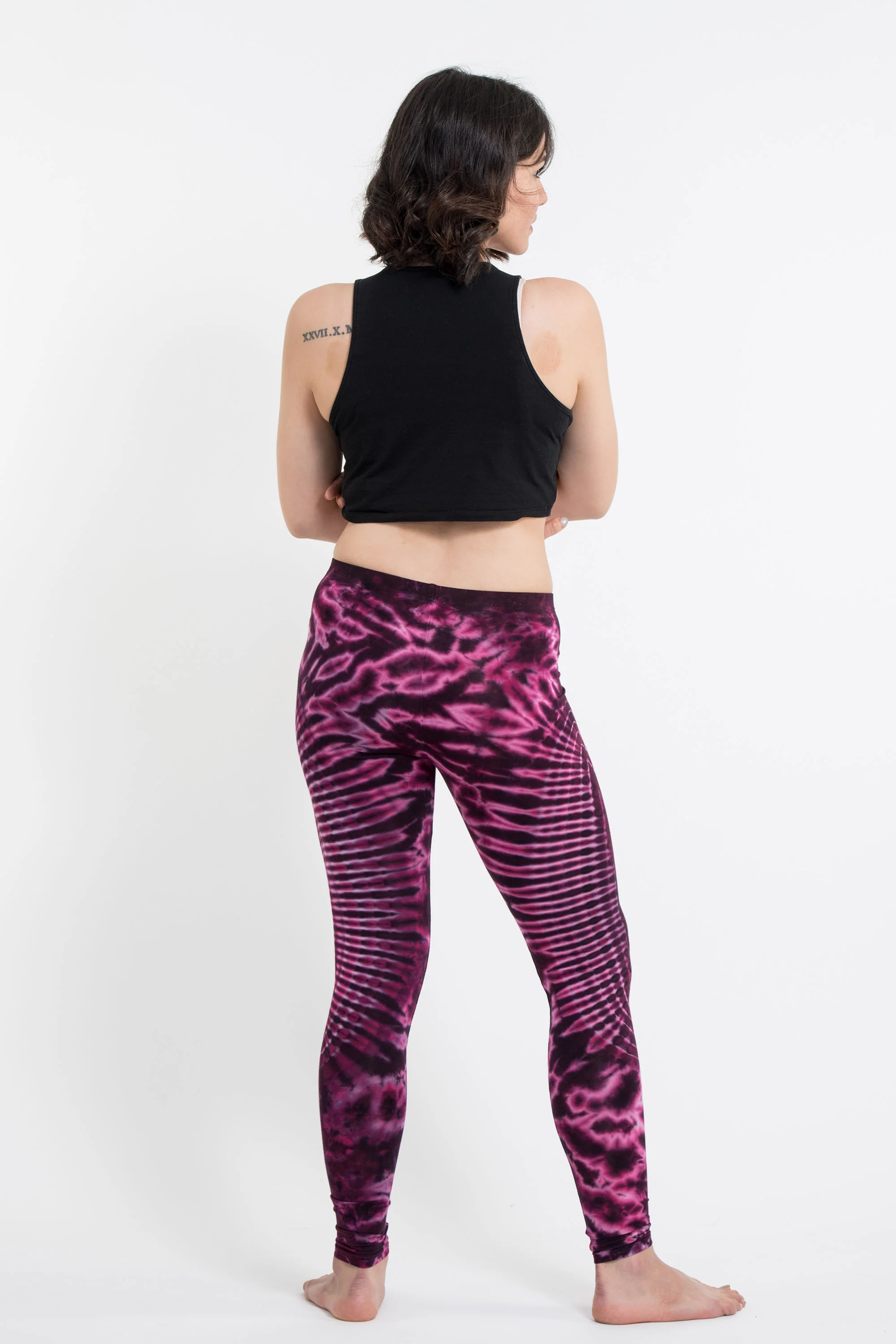 2146-Oval-Swirls-Tie-Dye-Cotton-Leggings-in-Magenta-4.webp Oval Swirls Tie Dye Cotton Leggings in Magenta