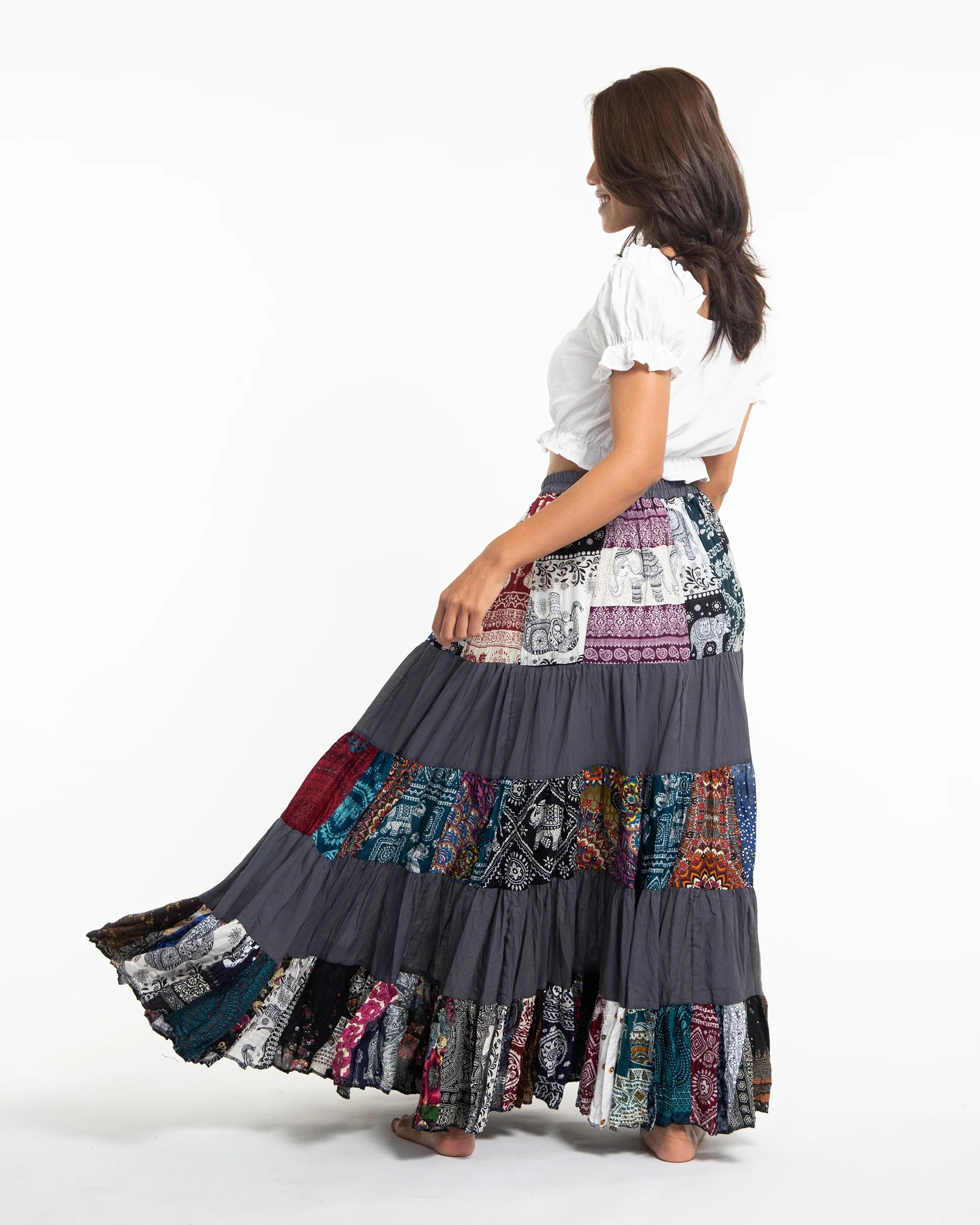 2175-Patchwork-Long-Skirt-in-Gray-4.webp Patchwork Long Skirt in Gray