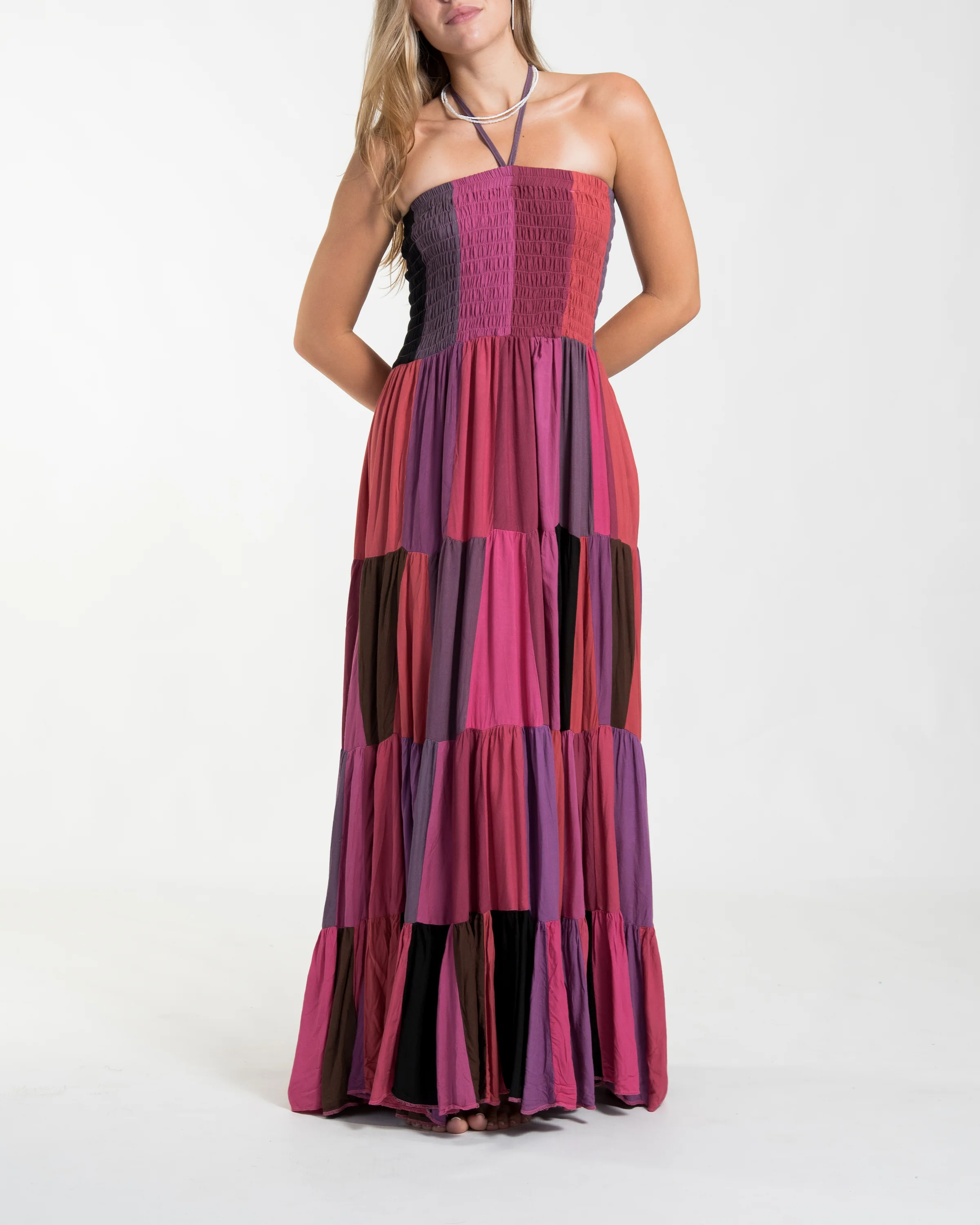 2210-Upcycled-Patchwork-Maxi-Dress-in-Pink-6.webp Upcycled Patchwork Maxi Dress in Pink