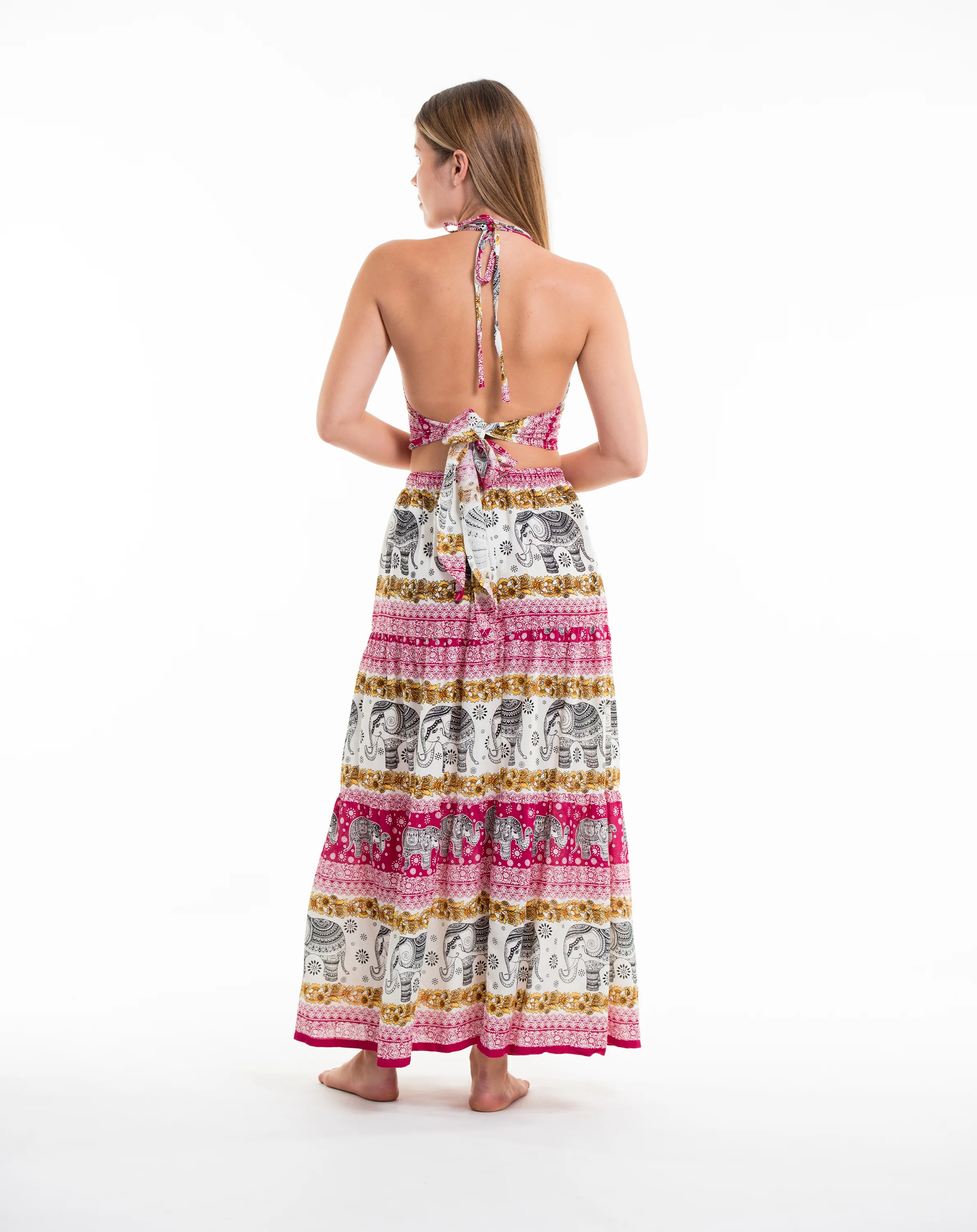 2268-Elephant-Dreams-Crop-Top-and-Long-Skirt-in-Pink-4.webp Elephant Dreams Crop Top and Long Skirt in Pink