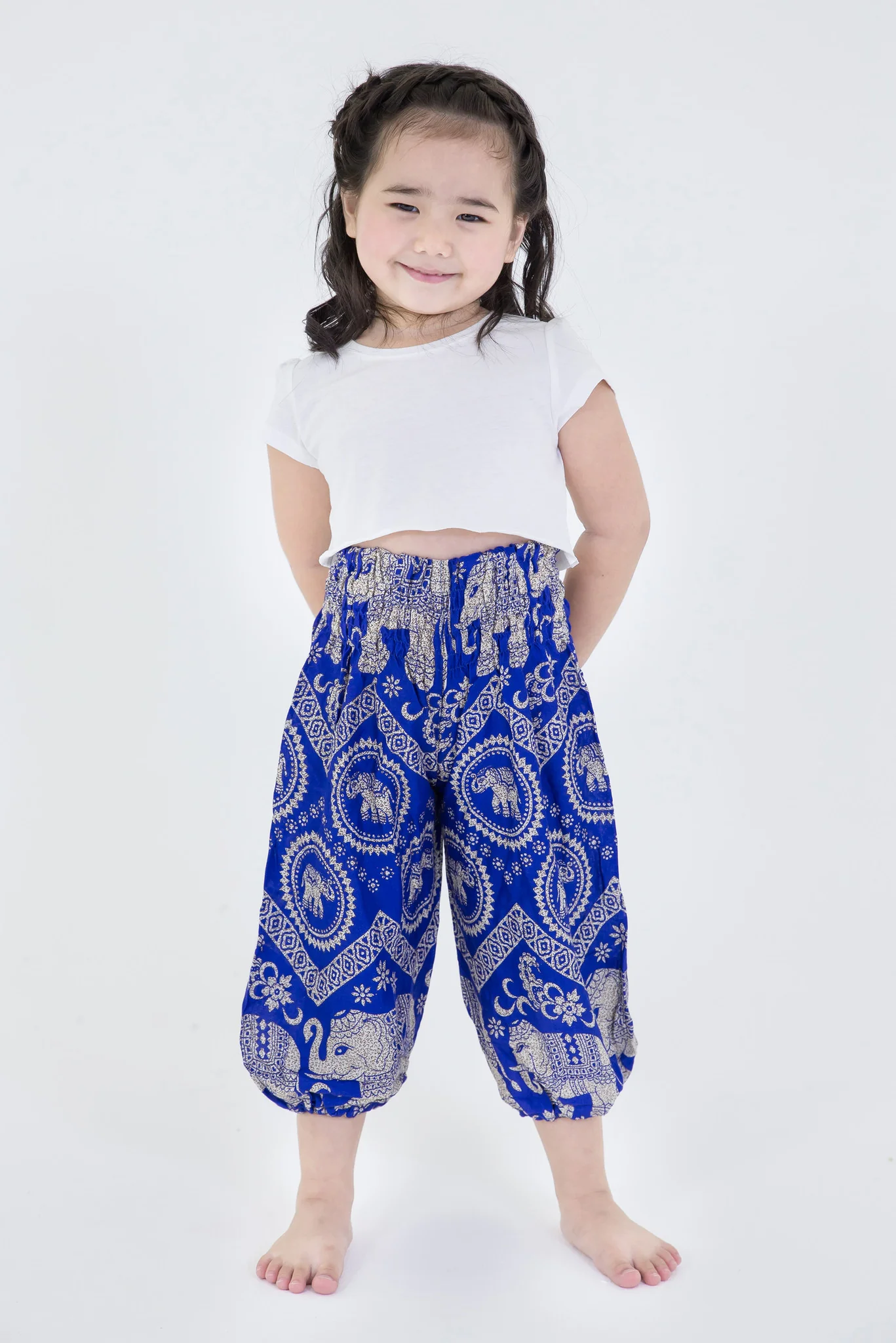 Imperial Elephant Kids Elephant Pants in Blue