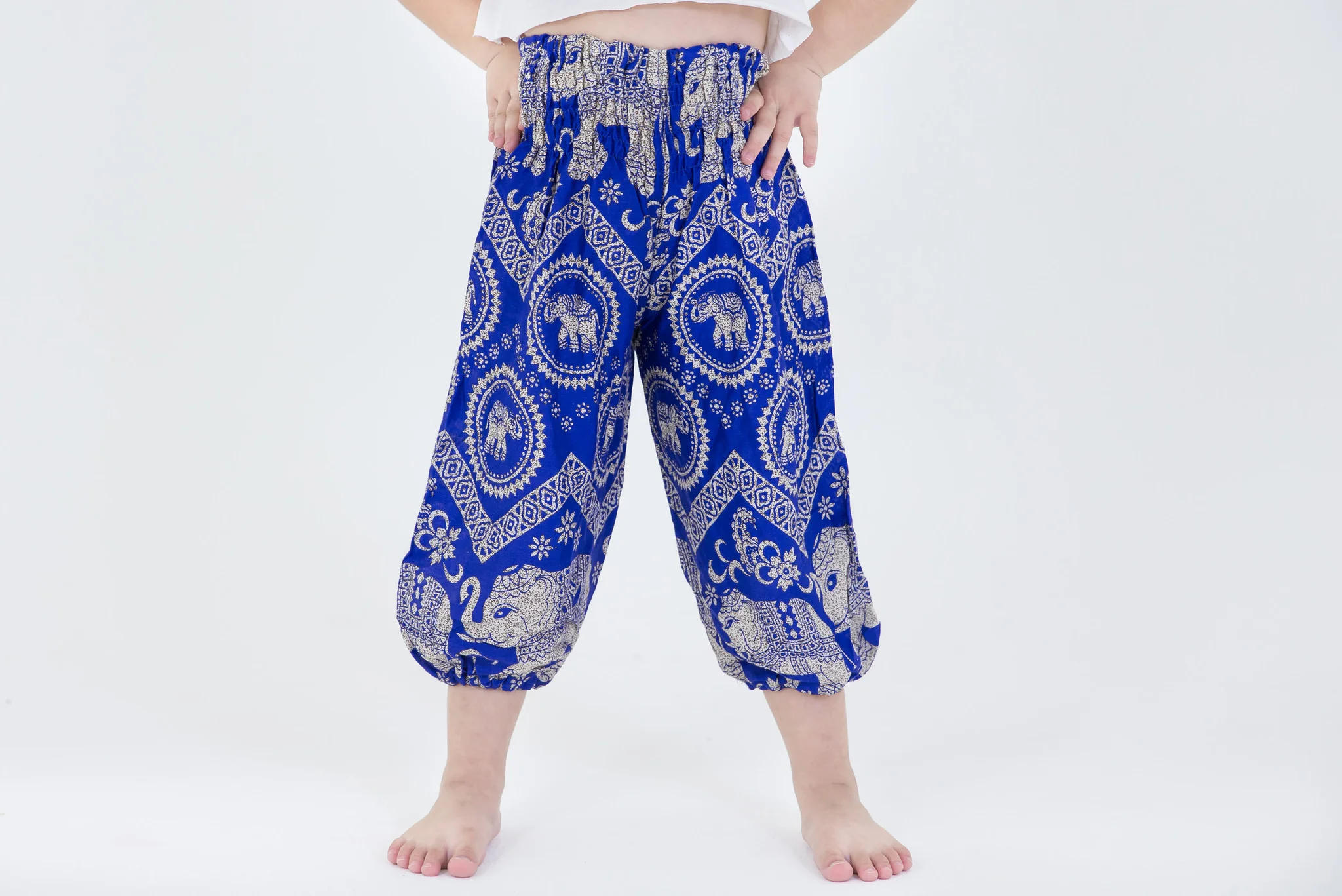 Imperial Elephant Kids Elephant Pants in Blue