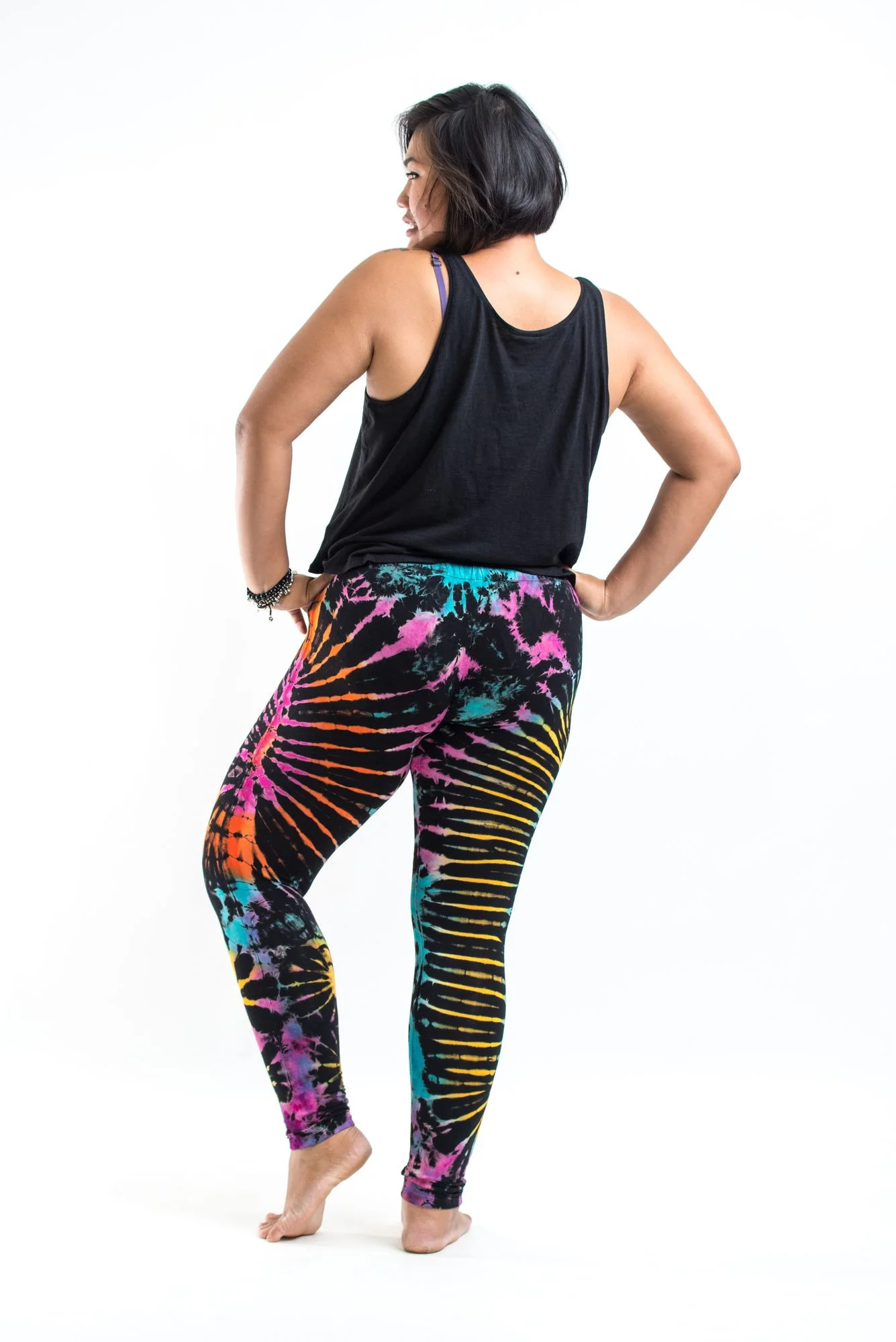 2396-PLUS-SIZE-Tie-Dye-Leggings-in-Festival-Black-4.webp PLUS SIZE Tie Dye Leggings in Festival Black