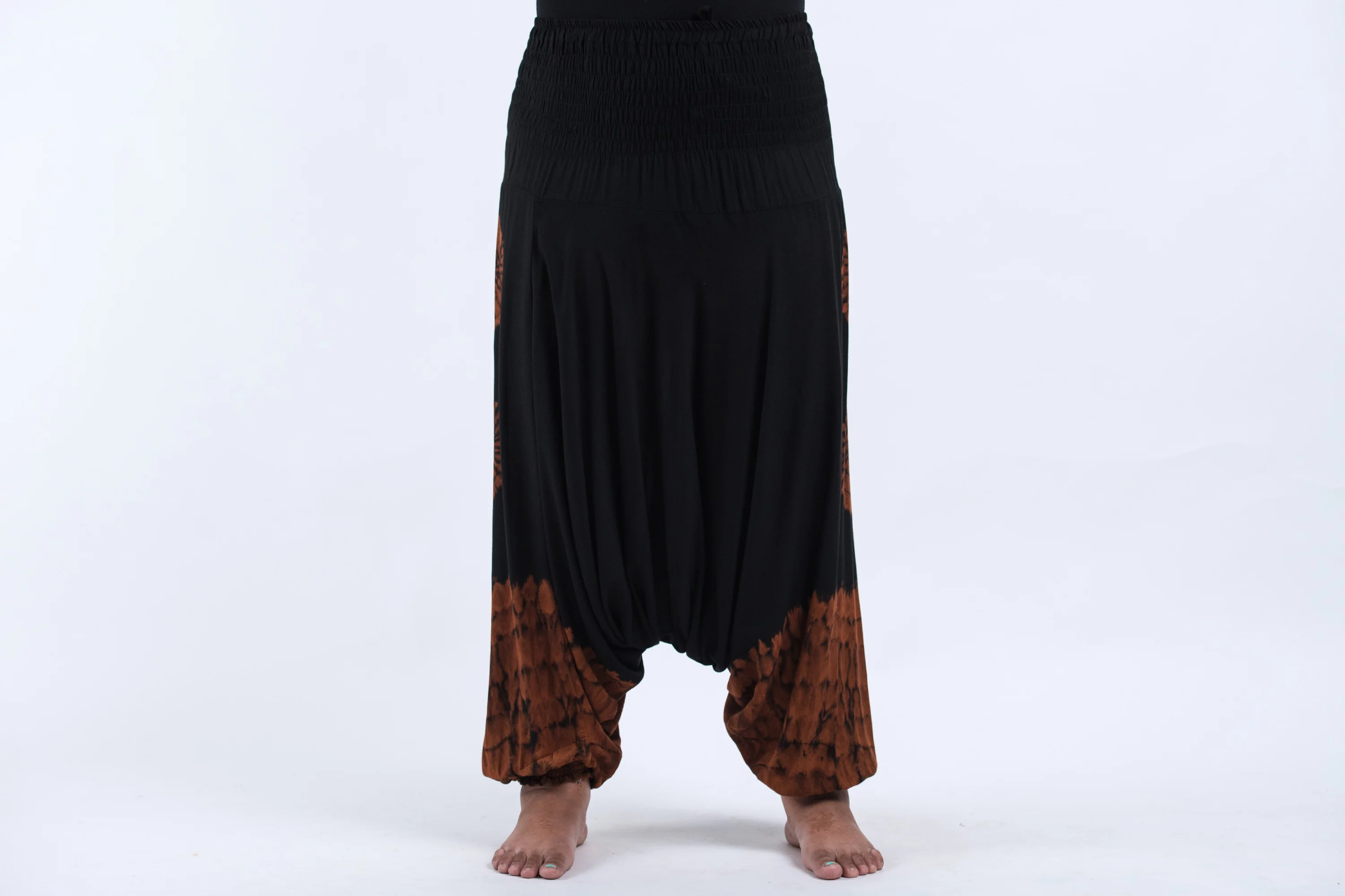 2444-Plus-Size-Tie-Dye-2-in-1-Jumpsuit-Harem-Pants-in-Black-02-2.webp Plus Size Tie Dye 2-in-1 Jumpsuit Harem Pants in Black 02