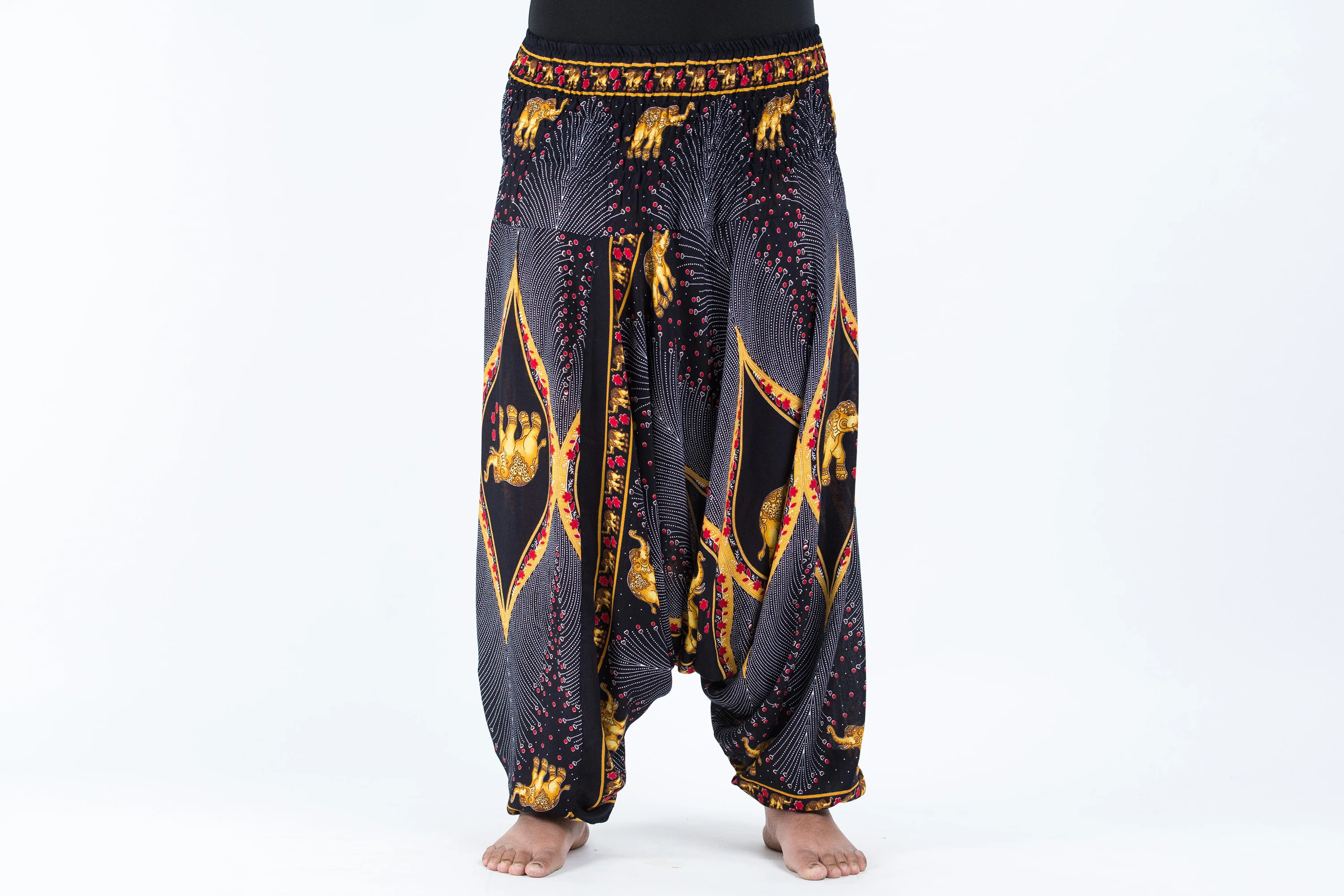 2446-Plus-Size-Peacock-Elephant-2-in-1-Jumpsuit-Elephant-Pants-in-Black-2.webp Plus Size Peacock Elephant 2-in-1 Jumpsuit Elephant Pants in Black