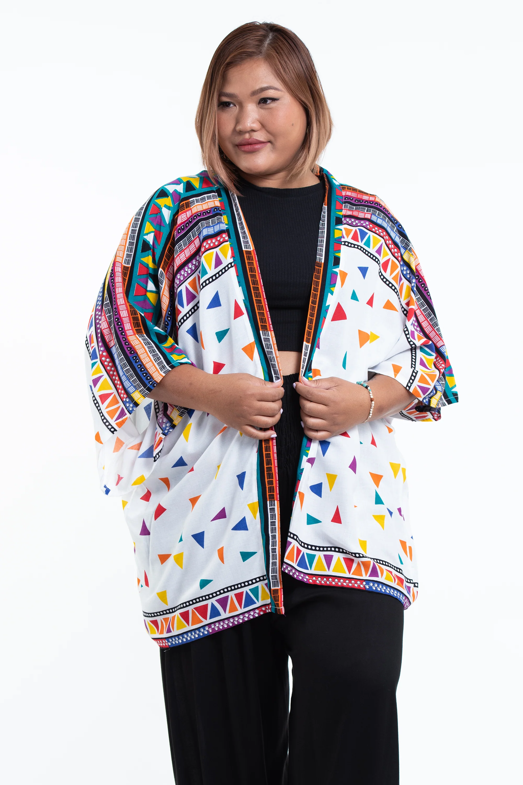 2520-Triangles-Kimono-Cardigan-in-White-5.webp Triangles Kimono Cardigan in White