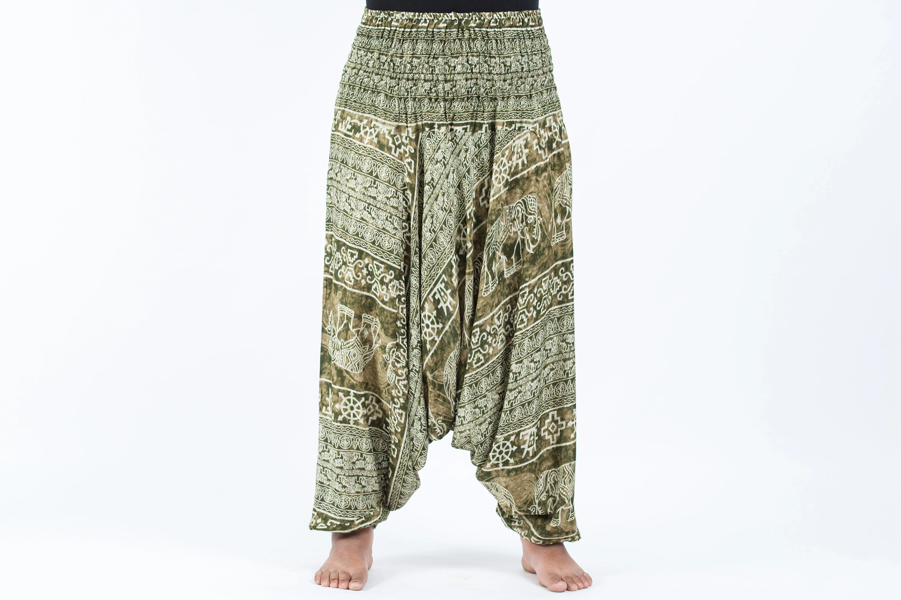 2527-Plus-Size-Marble-Elephant-2-in-1-Jumpsuit-Elephant-Pants-in-Olive-2.webp Plus Size Marble Elephant 2-in-1 Jumpsuit Elephant Pants in Olive