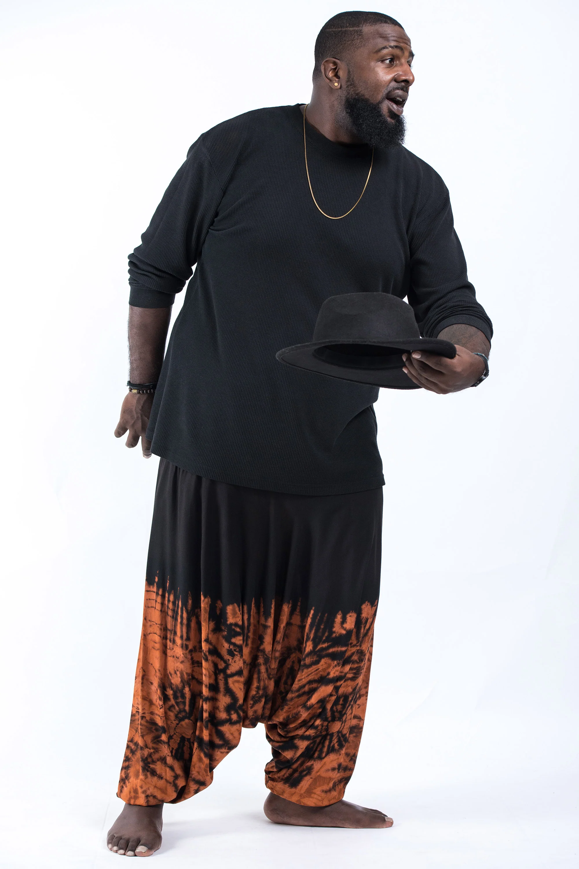 2544-Plus-Size-Tie-Dye-Drop-Crotch-Men-s-Harem-Pants-in-Black-05-3.webp Plus Size Tie Dye Drop Crotch Men's Harem Pants in Black 05