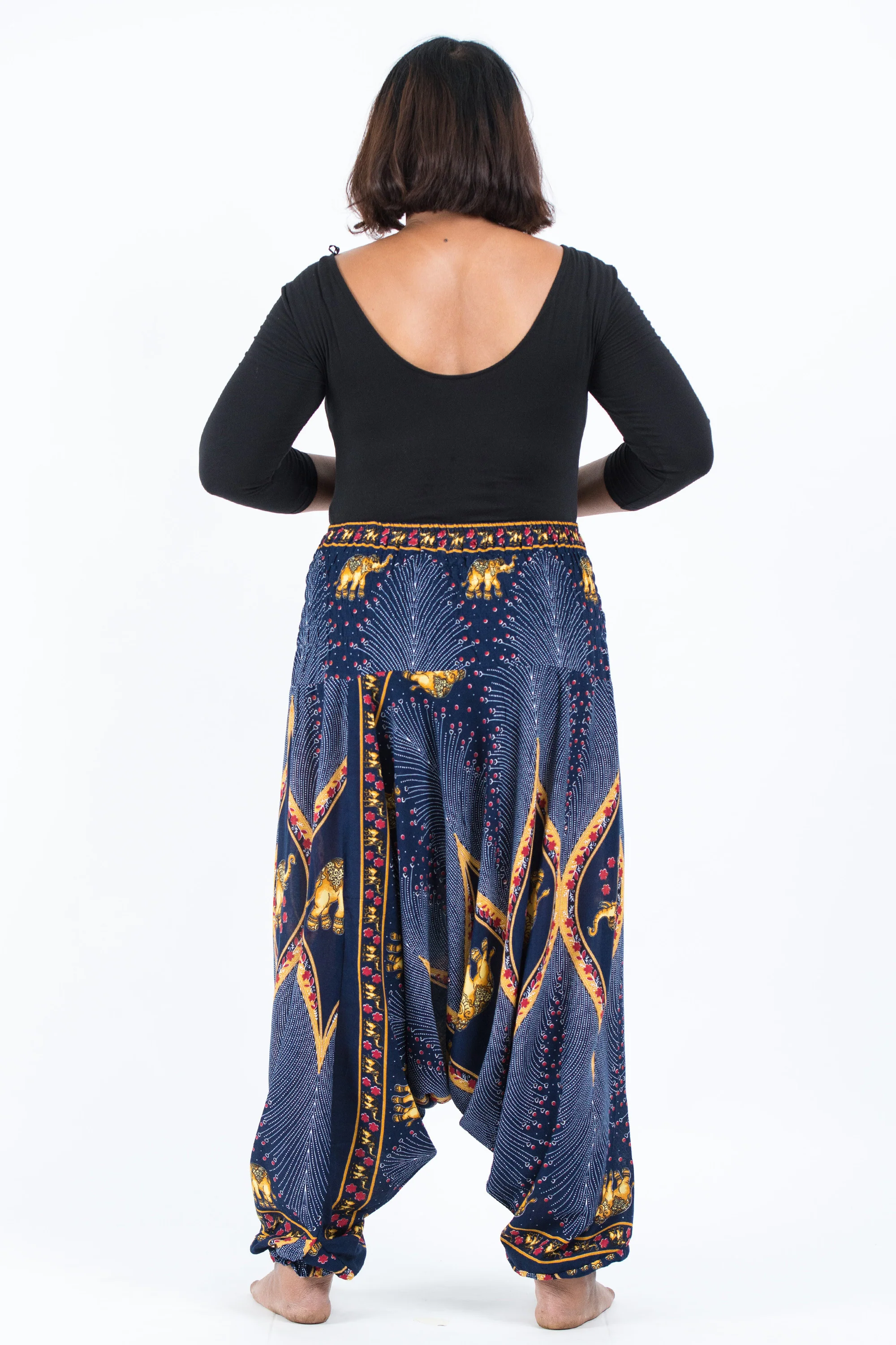 2574-Plus-Size-Peacock-Elephant-2-in-1-Jumpsuit-Elephant-Pants-in-Blue-4.webp Plus Size Peacock Elephant 2-in-1 Jumpsuit Elephant Pants in Blue