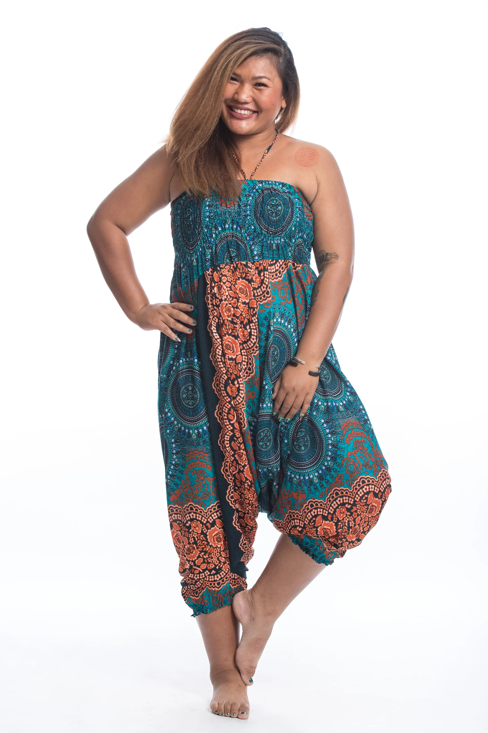 2585-Plus-Size-Trishula-Mandalas-2-in-1-Jumpsuit-Harem-Pants-in-Teal-6.webp Plus Size Trishula Mandalas 2-in-1 Jumpsuit Harem Pants in Teal