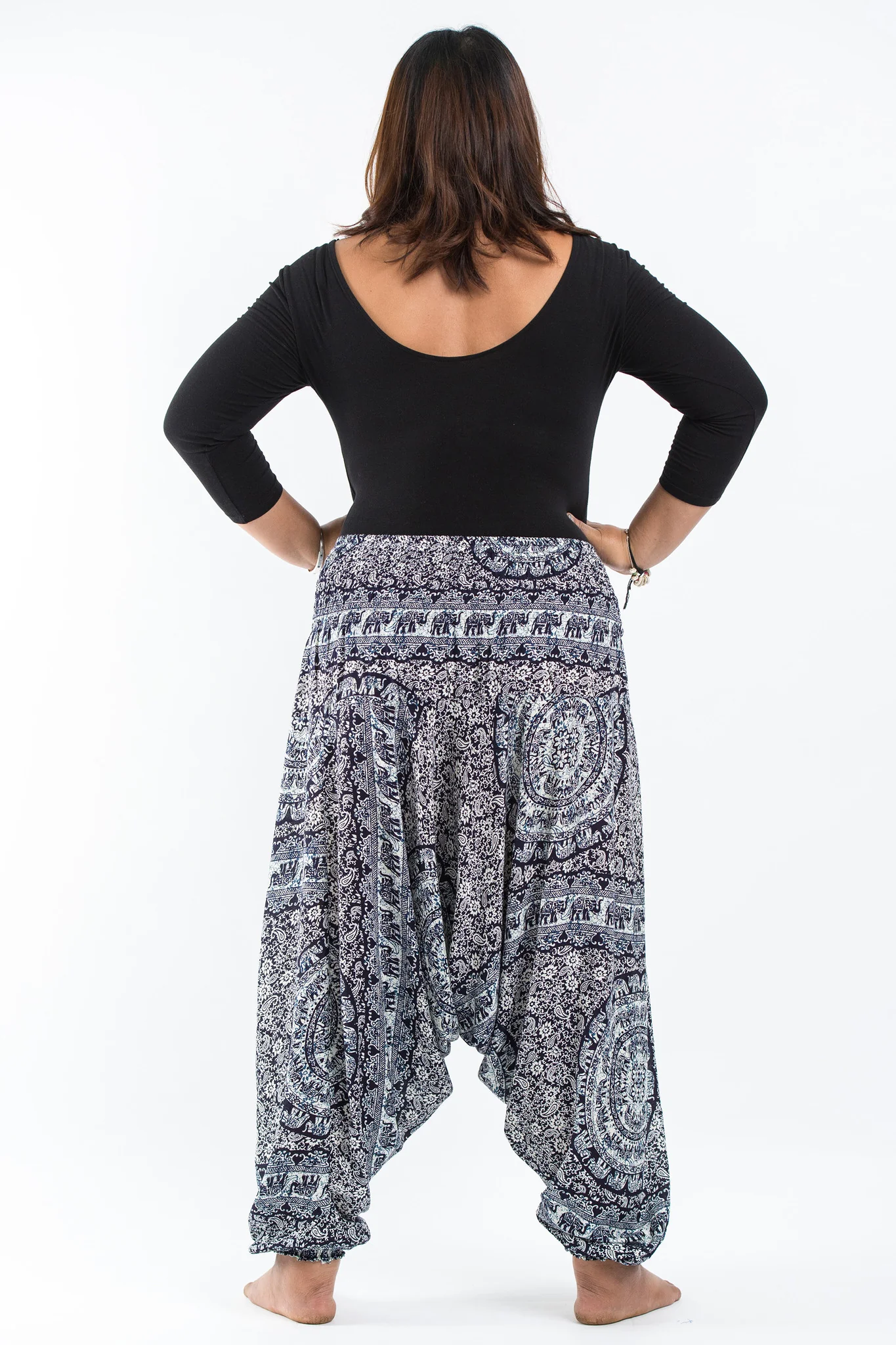 2612-Plus-Size-Paisley-Elephant-2-in-1-Jumpsuit-Elephant-Pants-in-Blue-4.webp Plus Size Paisley Elephant 2-in-1 Jumpsuit Elephant Pants in Blue