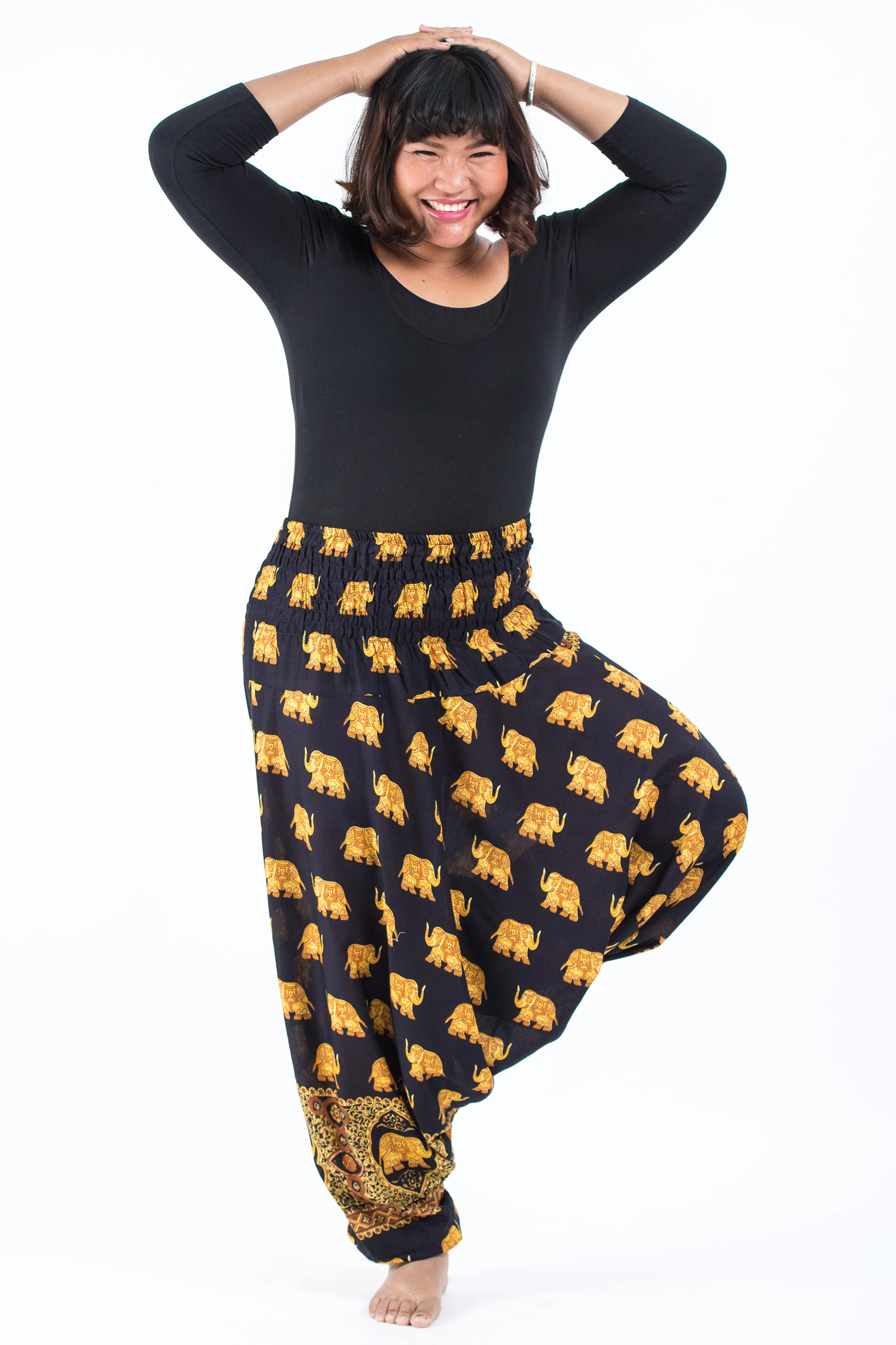 2636-Plus-Size-Golden-Elephant-2-in-1-Jumpsuit-Elephant-Pants-in-Black-5.webp Plus Size Golden Elephant 2-in-1 Jumpsuit Elephant Pants in Black