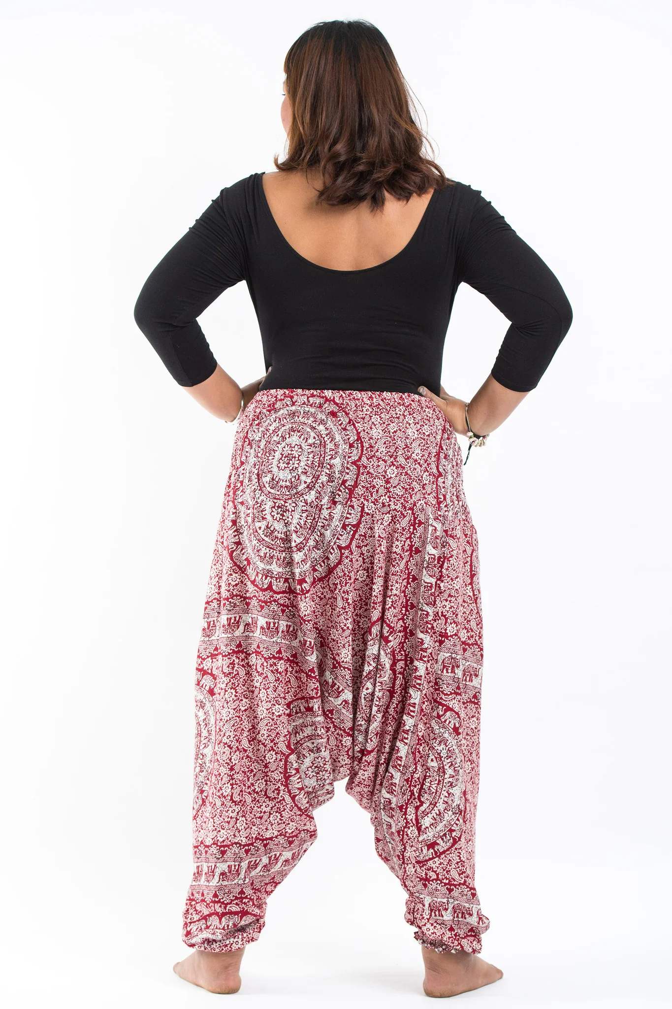 2638-Plus-Size-Paisley-Elephant-2-in-1-Jumpsuit-Elephant-Pants-in-Red-4.webp Plus Size Paisley Elephant 2-in-1 Jumpsuit Elephant Pants in Red