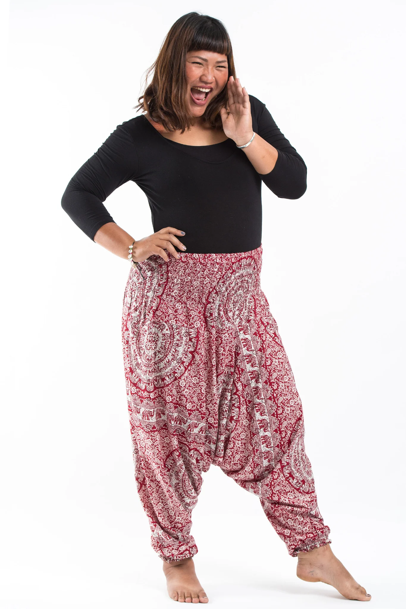 2638-Plus-Size-Paisley-Elephant-2-in-1-Jumpsuit-Elephant-Pants-in-Red-5.webp Plus Size Paisley Elephant 2-in-1 Jumpsuit Elephant Pants in Red