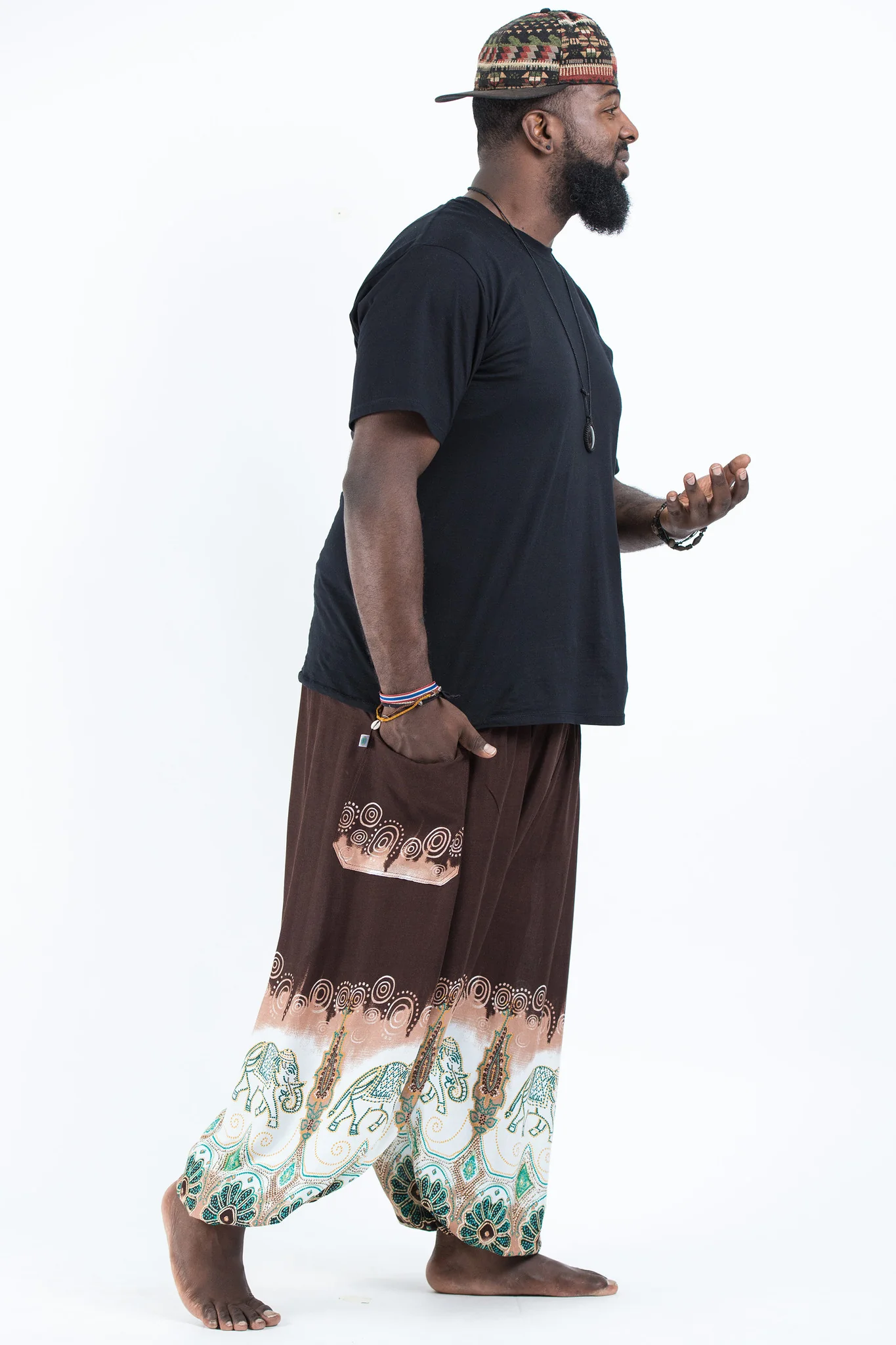 2648-Plus-Size-Solid-Top-Elephant-Men-s-Elephant-Pants-in-Brown-3.webp Plus Size Solid Top Elephant Men's Elephant Pants in Brown