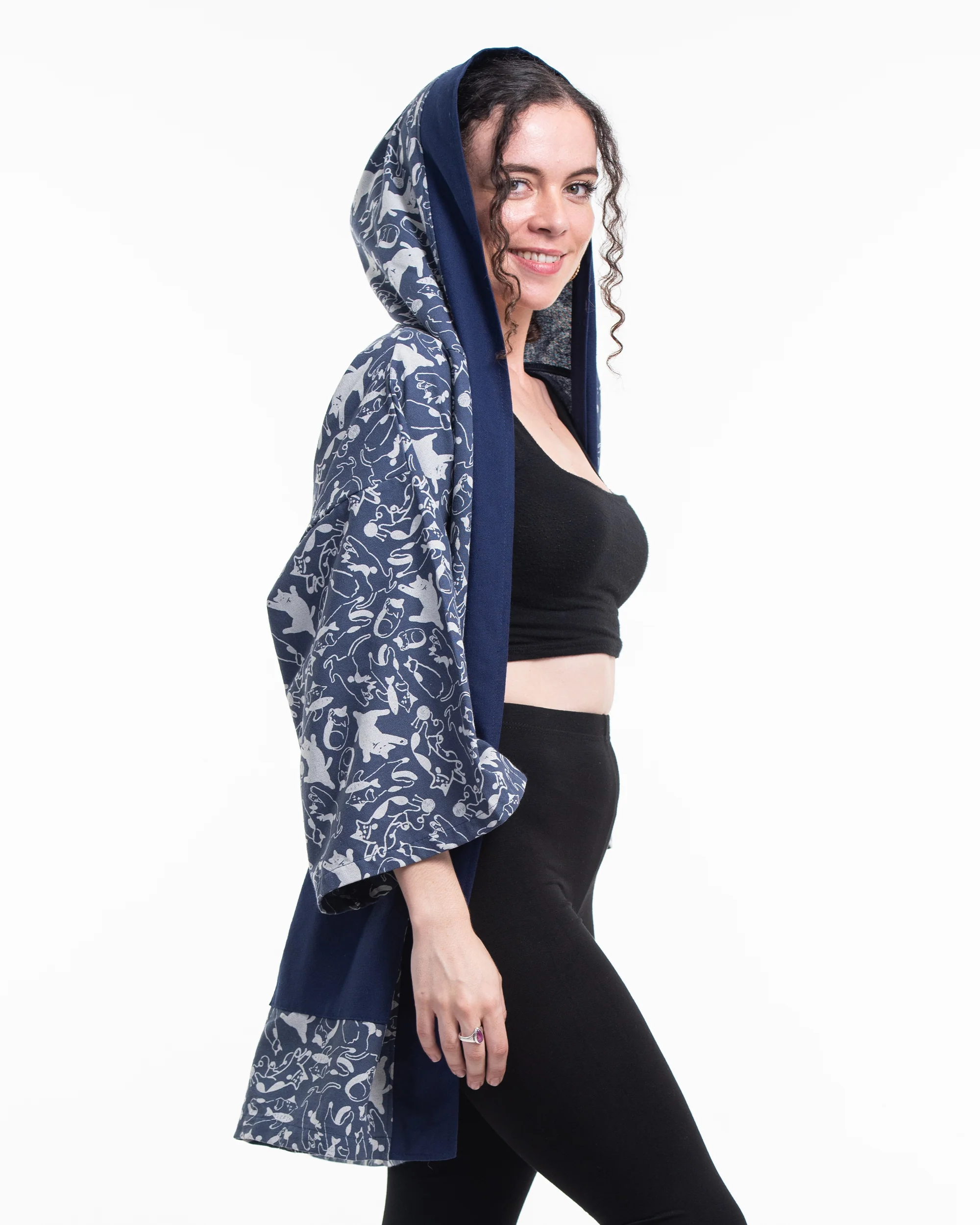 2653-Cats-Print-Cotton-Hoodie-Kimono-Cardigan-in-Blue-4.webp Cats Print Cotton Hoodie Kimono Cardigan in Blue