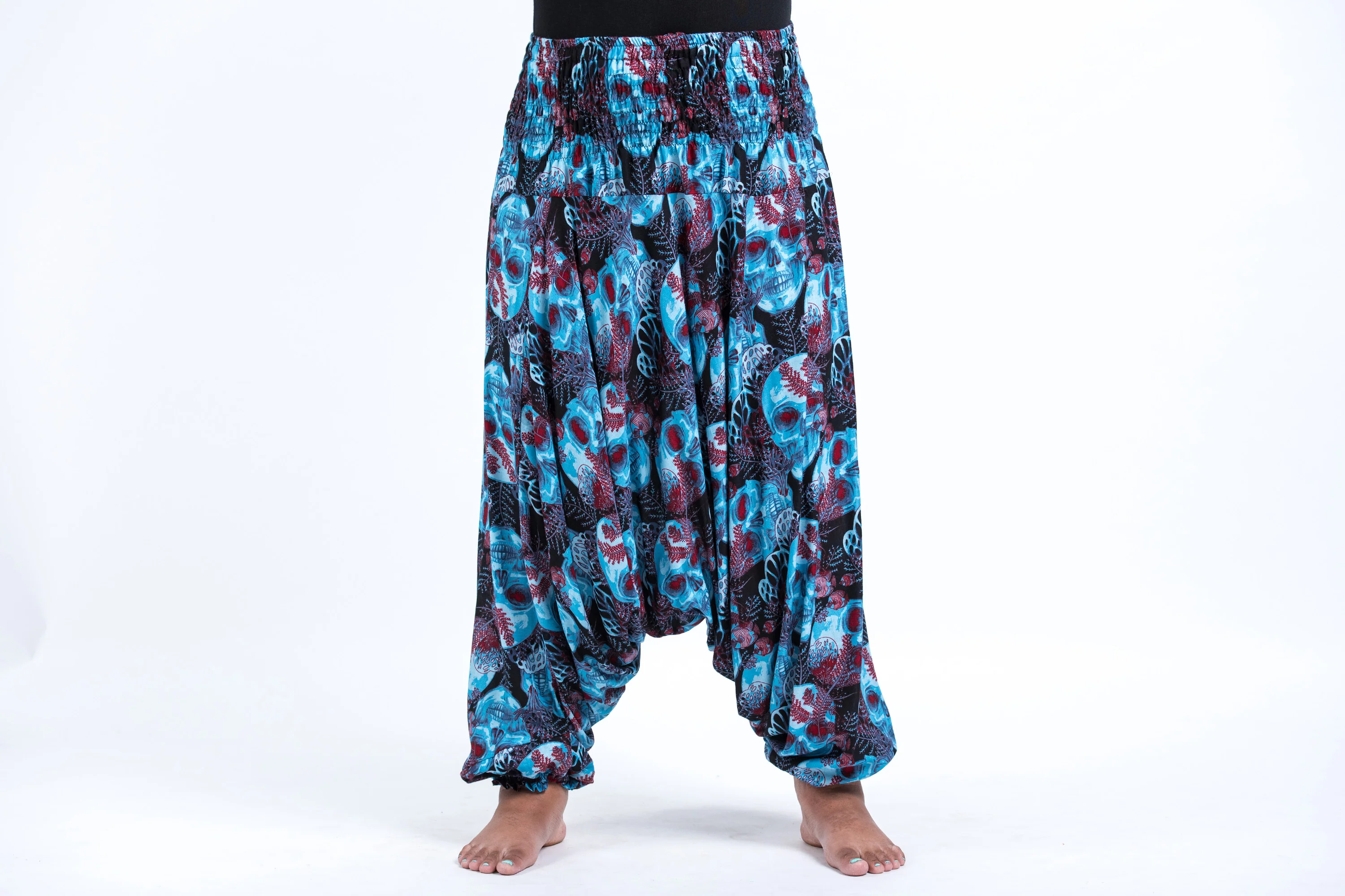 2683-Plus-Size-Skulls-2-in-1-Jumpsuit-Harem-Pants-in-Black-Blue-2.webp Plus Size Skulls 2-in-1 Jumpsuit Harem Pants in Black Blue