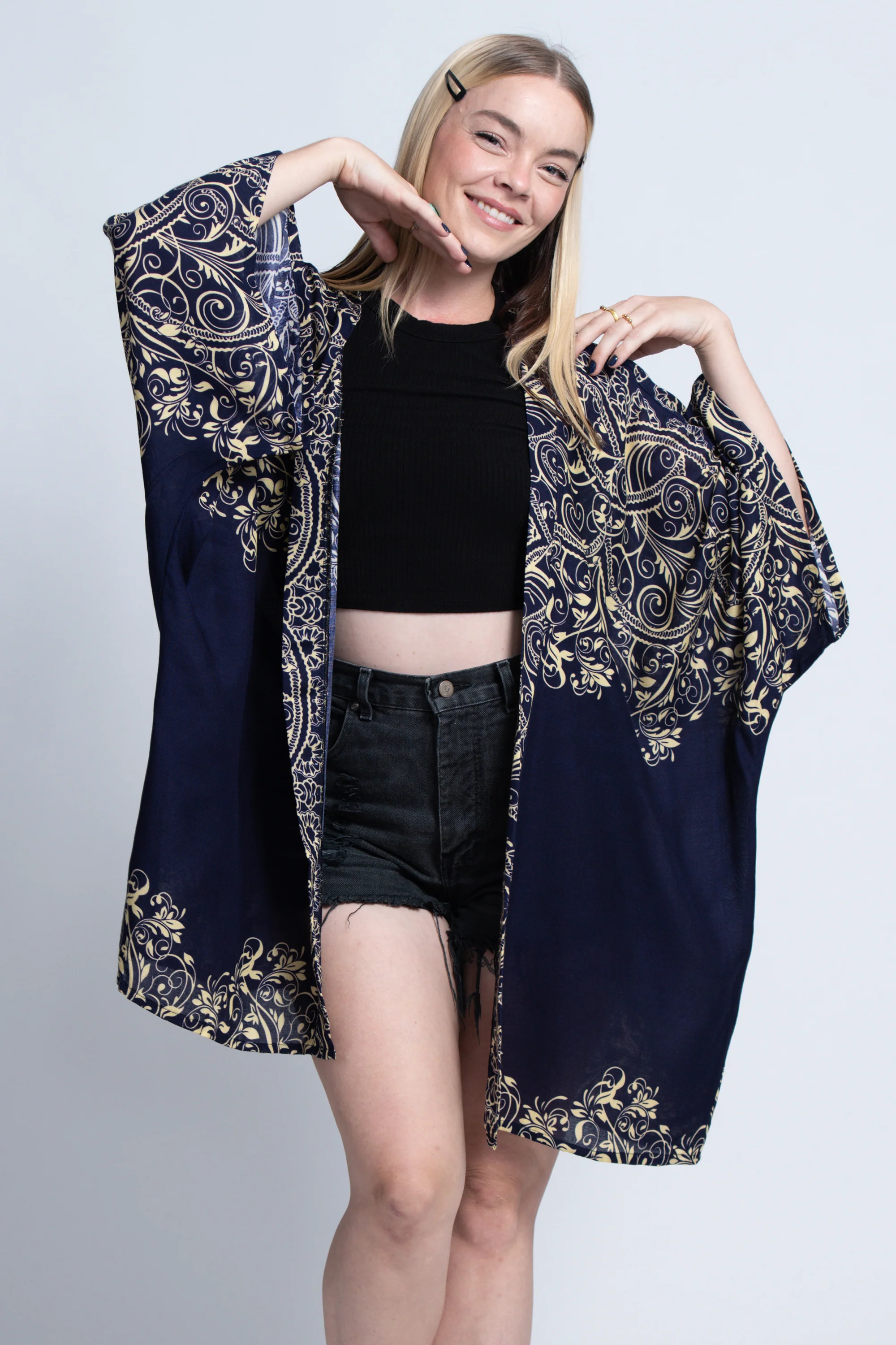 2686-Vines-Kimono-Cardigan-in-Blue-3.webp Vines Kimono Cardigan in Blue