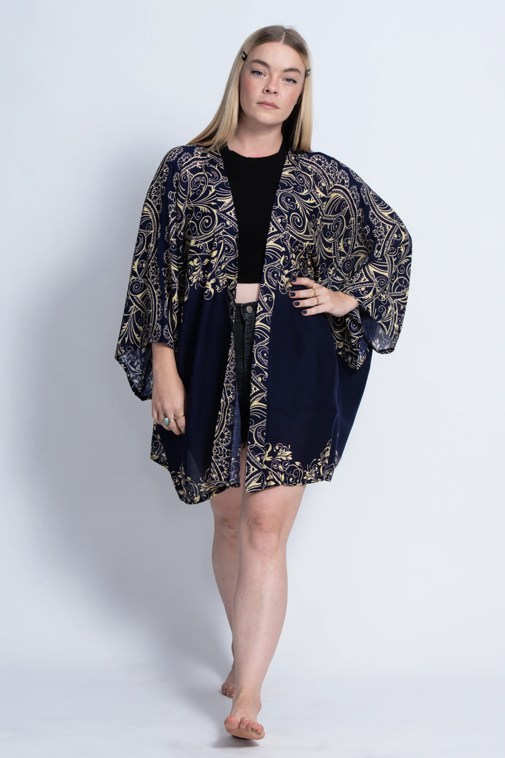 2686-Vines-Kimono-Cardigan-in-Blue-5.webp Vines Kimono Cardigan in Blue
