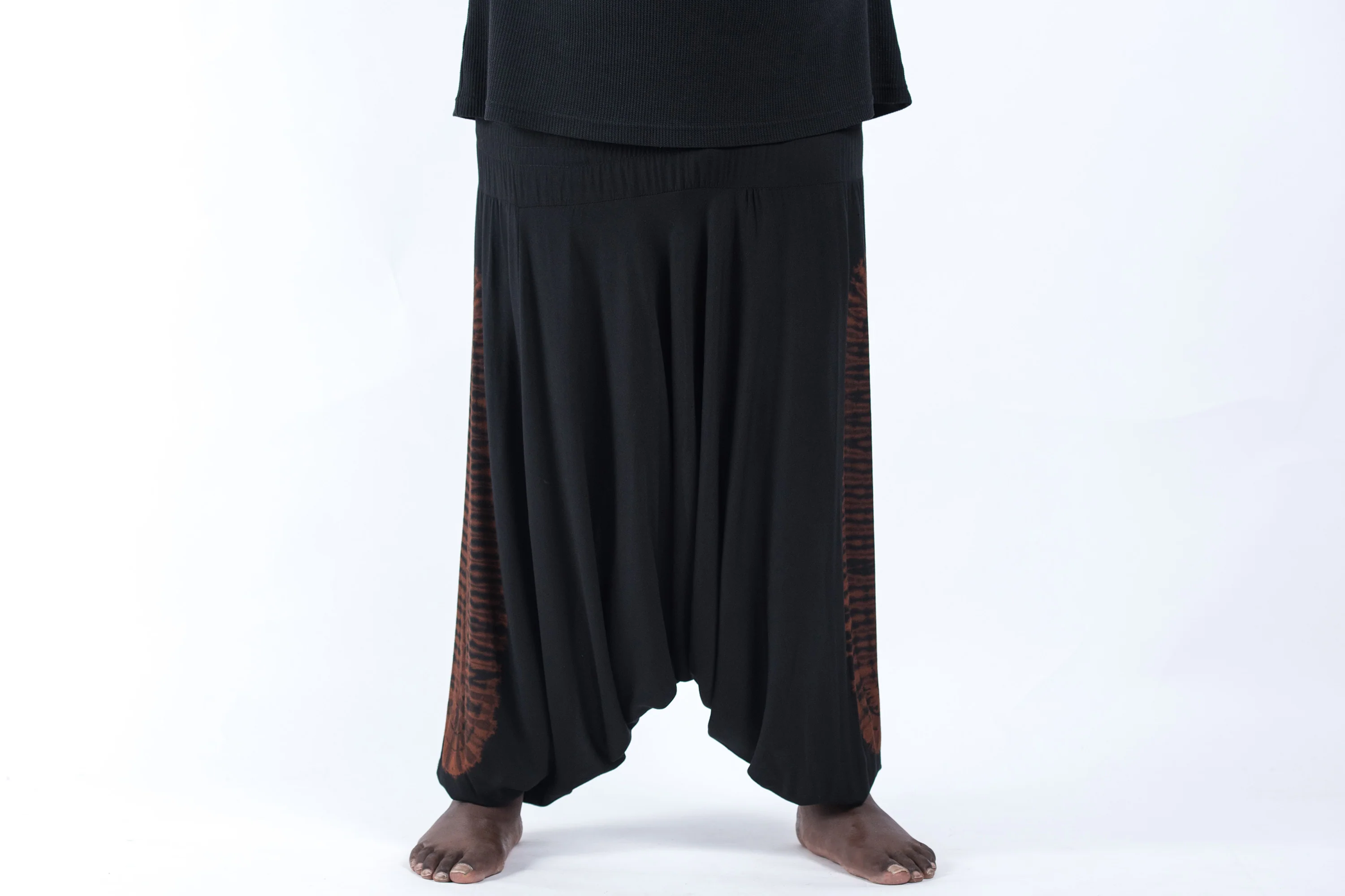 2695-Plus-Size-Tie-Dye-Drop-Crotch-Men-s-Harem-Pants-in-Black-04-2.webp Plus Size Tie Dye Drop Crotch Men's Harem Pants in Black 04