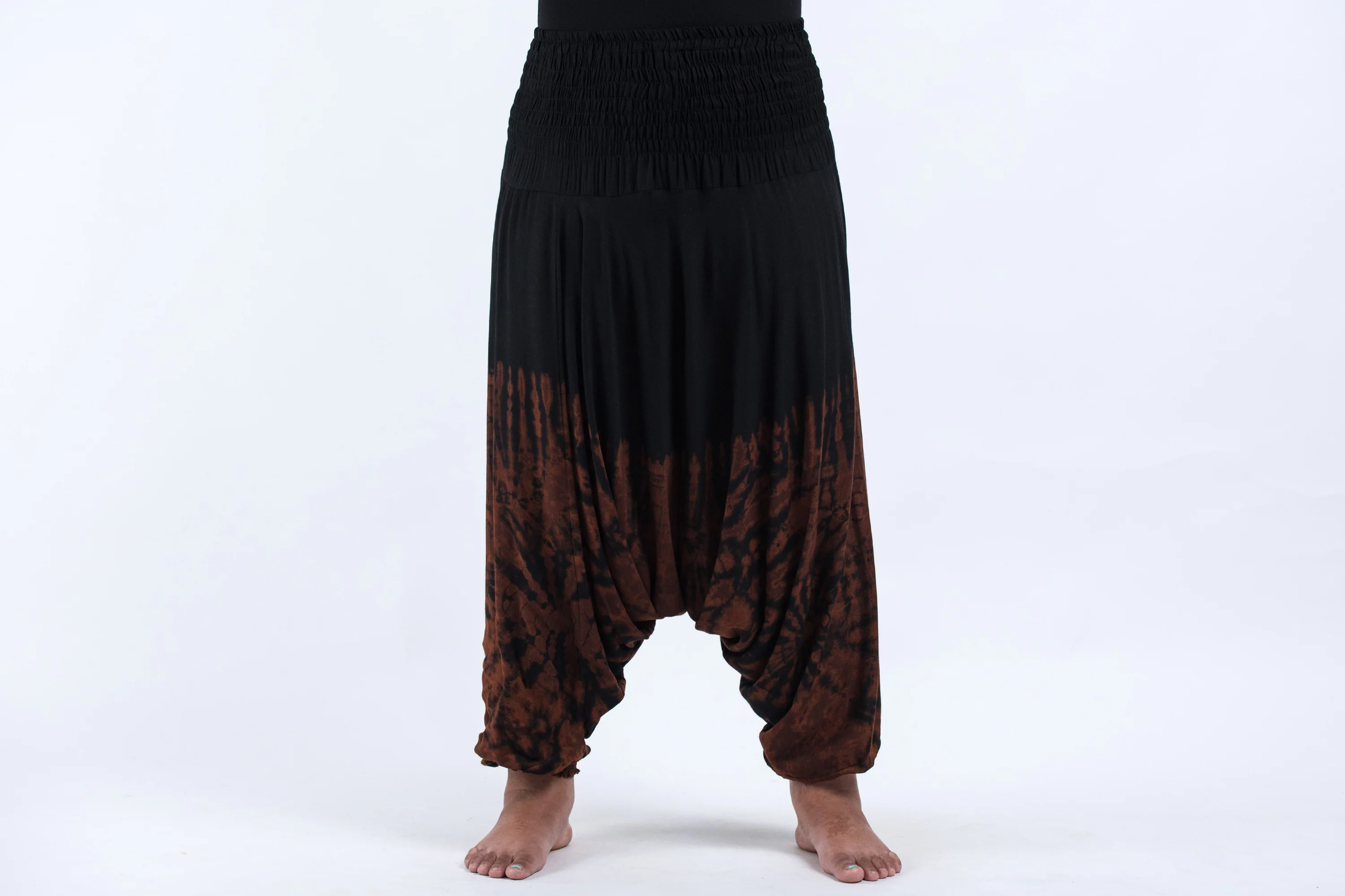 2708-Plus-Size-Tie-Dye-2-in-1-Jumpsuit-Harem-Pants-in-Black-01-2.webp Plus Size Tie Dye 2-in-1 Jumpsuit Harem Pants in Black 01