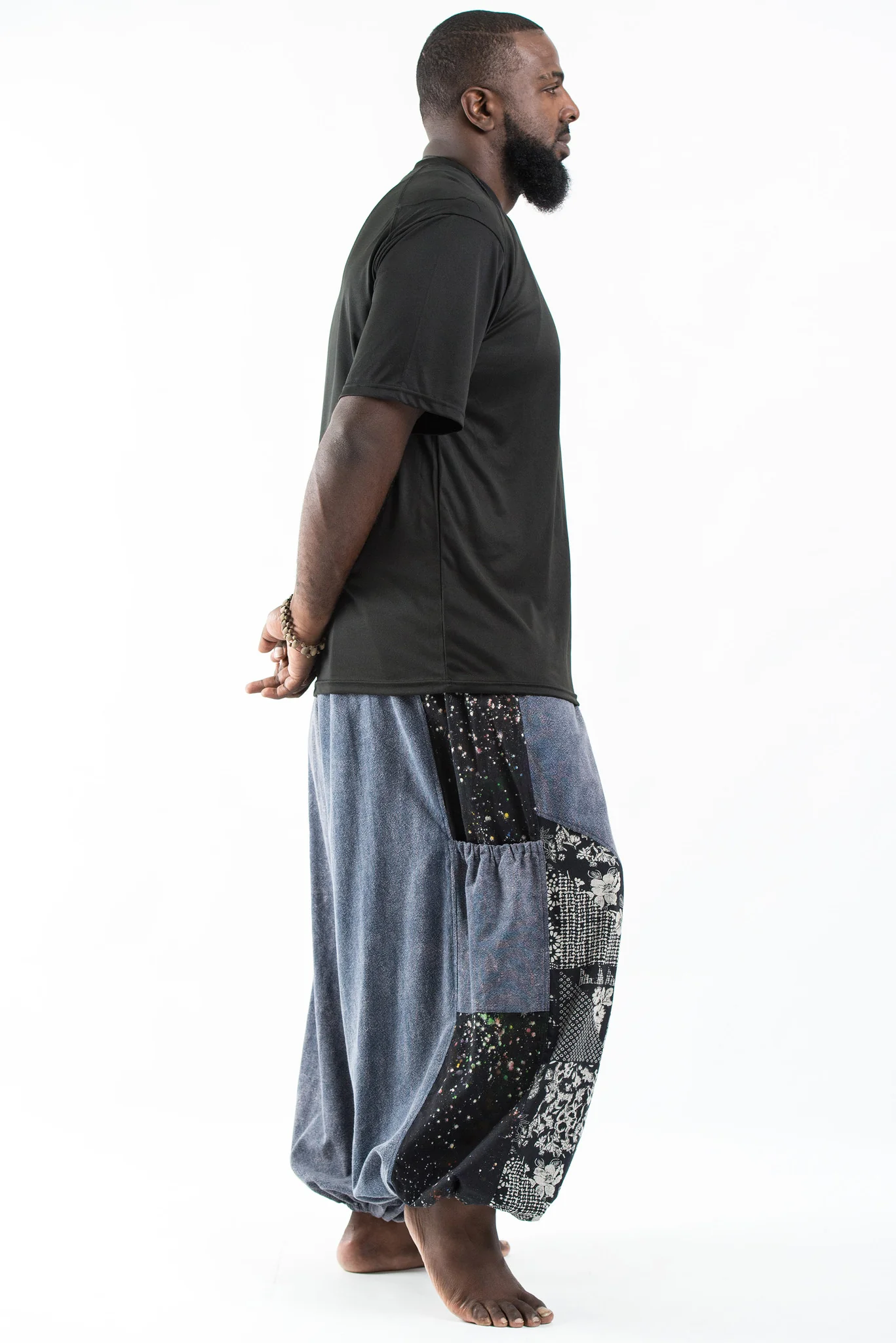 2724-Plus-Size-Stone-Washed-Patchwork-Men-Unisex-Pants-in-Gray-3.webp Plus Size Stone Washed Patchwork Men Unisex Pants in Gray