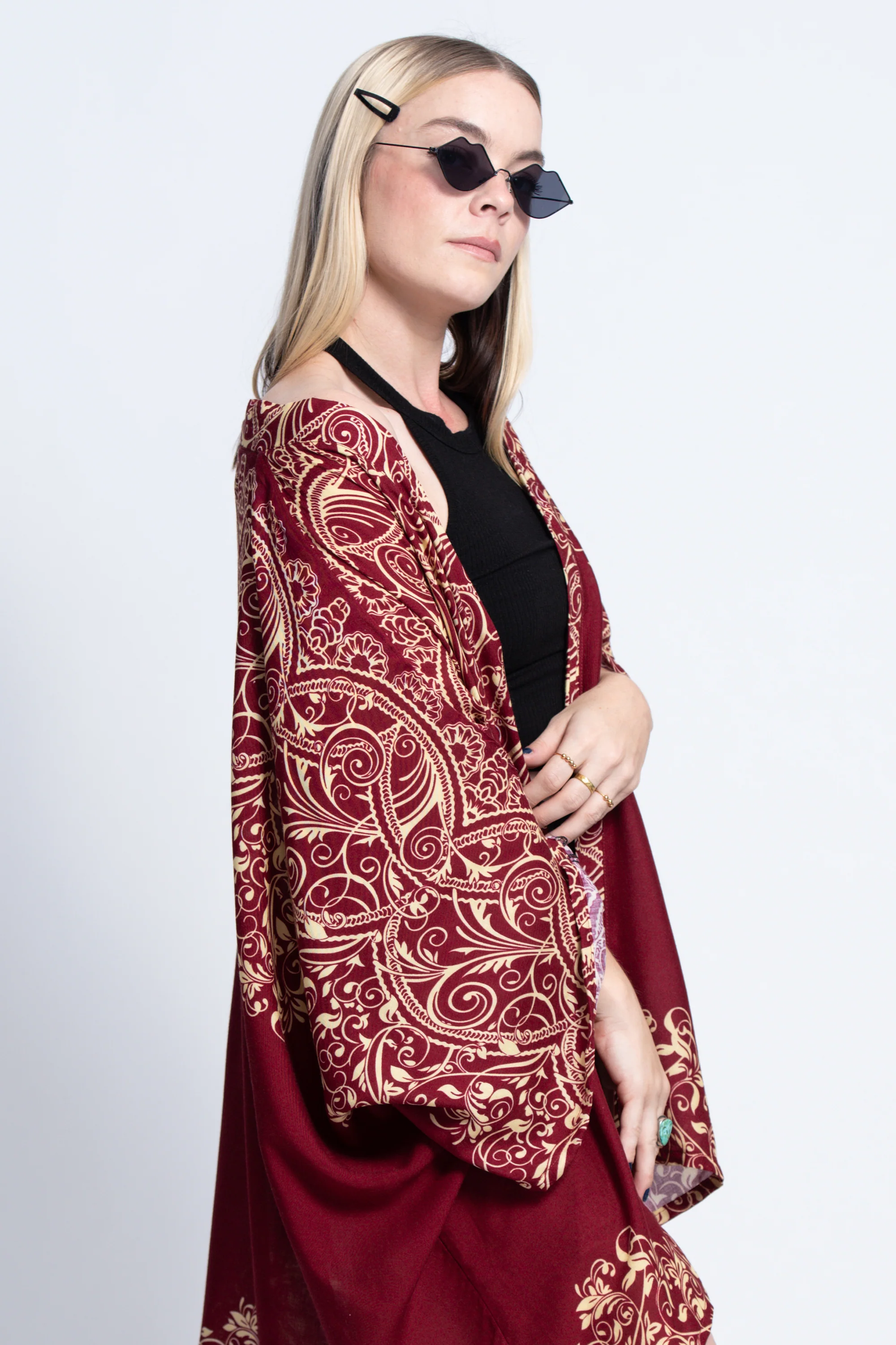 2726-Vines-Kimono-Cardigan-in-Red-4.webp Vines Kimono Cardigan in Red