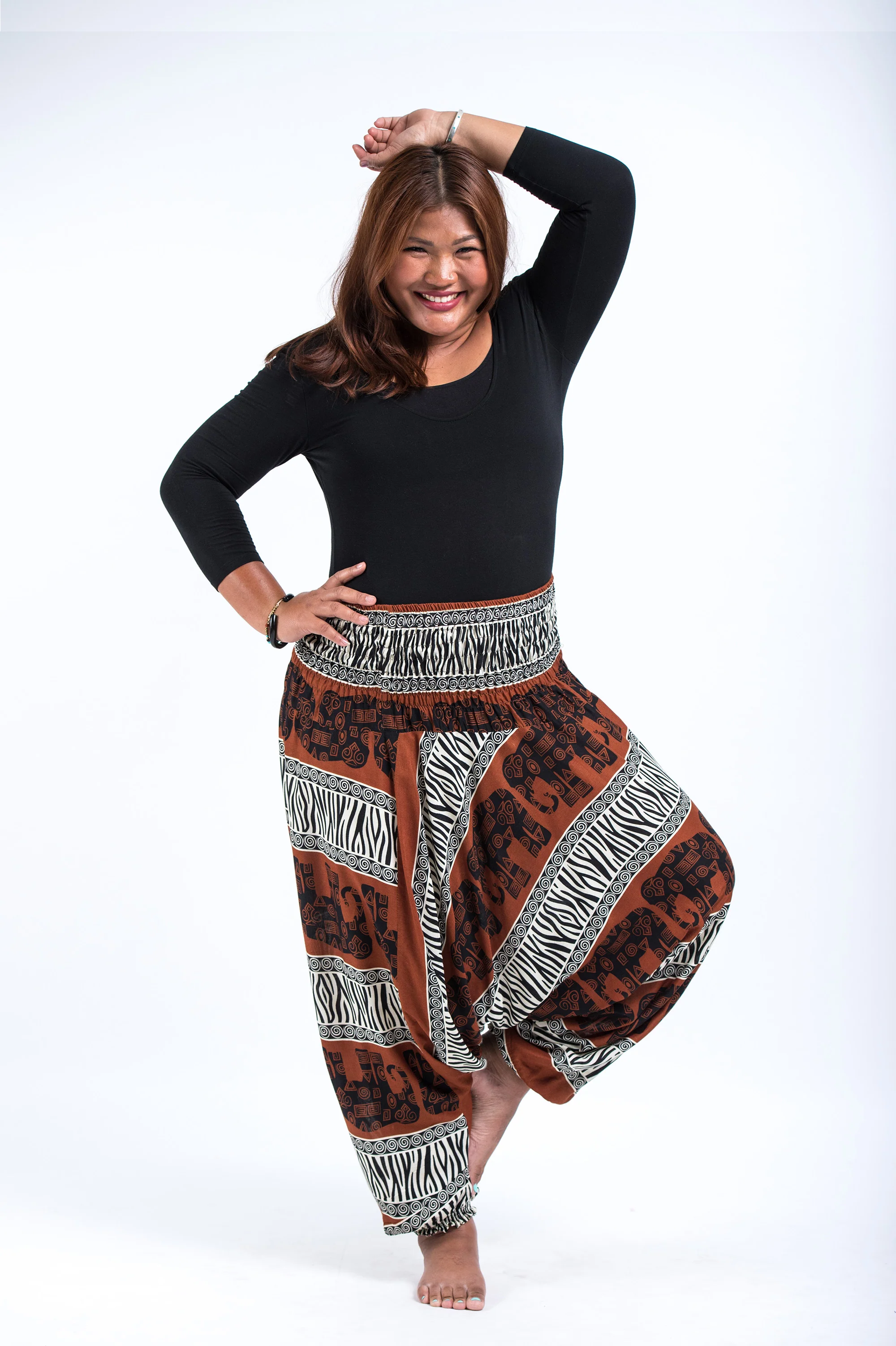 2773-Plus-Size-Safari-Elephant-2-in-1-Jumpsuit-Elephant-Pants-in-Brown-5.webp Plus Size Safari Elephant 2-in-1 Jumpsuit Elephant Pants in Brown