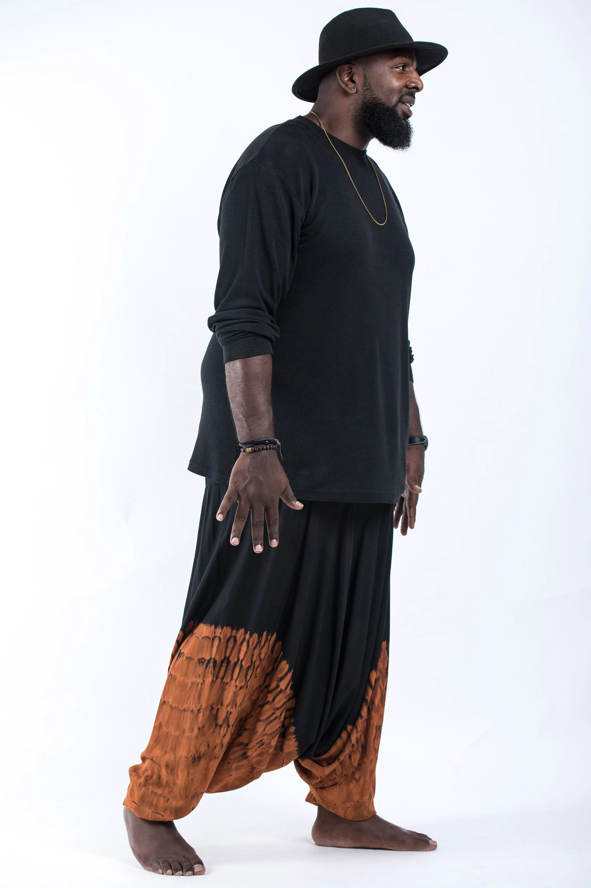 2813-Plus-Size-Tie-Dye-Drop-Crotch-Men-s-Harem-Pants-in-Black-06-3.webp Plus Size Tie Dye Drop Crotch Men's Harem Pants in Black 06