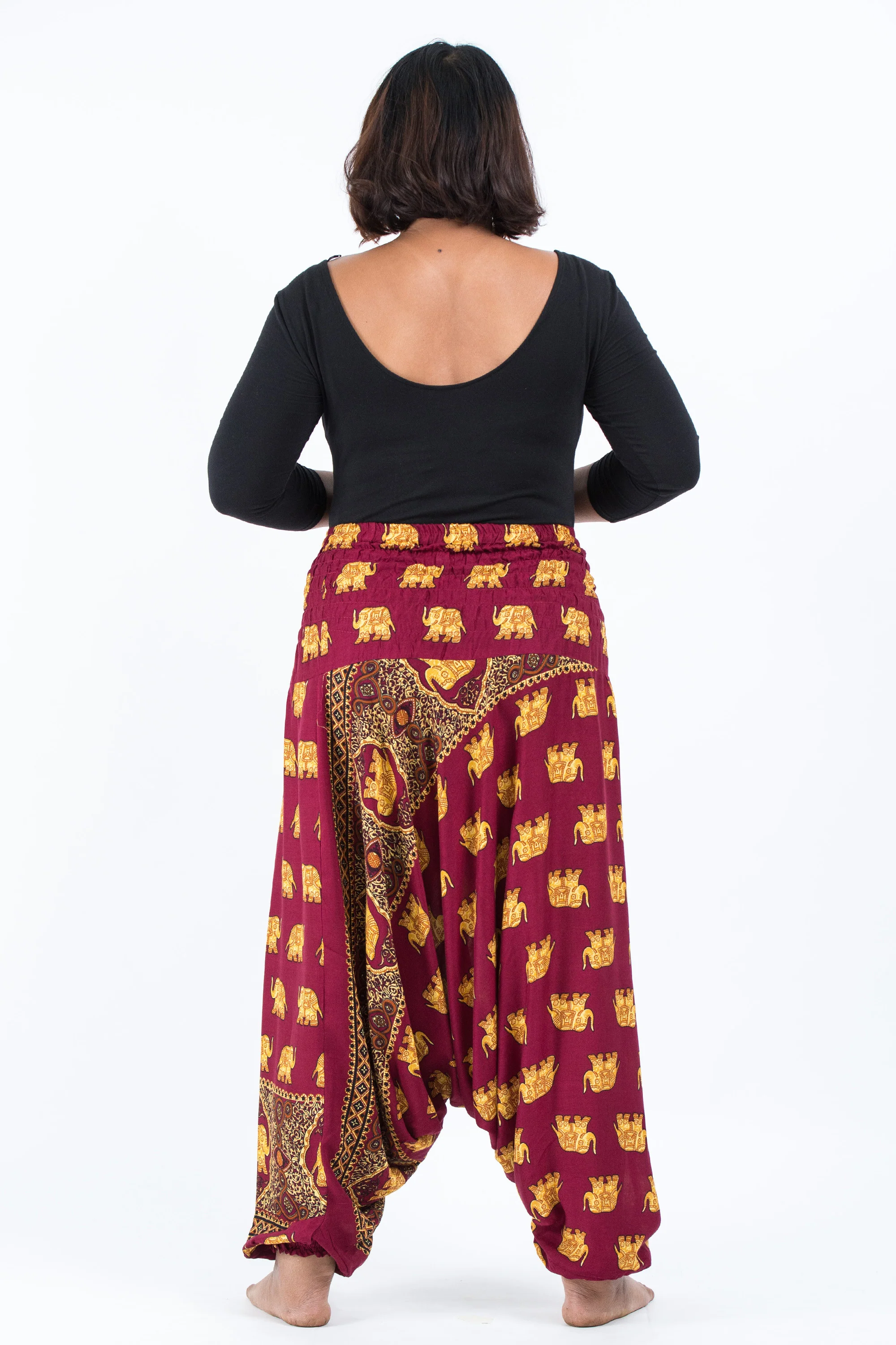 2817-Plus-Size-Golden-Elephant-2-in-1-Jumpsuit-Elephant-Pants-in-Maroon-4.webp Plus Size Golden Elephant 2-in-1 Jumpsuit Elephant Pants in Maroon