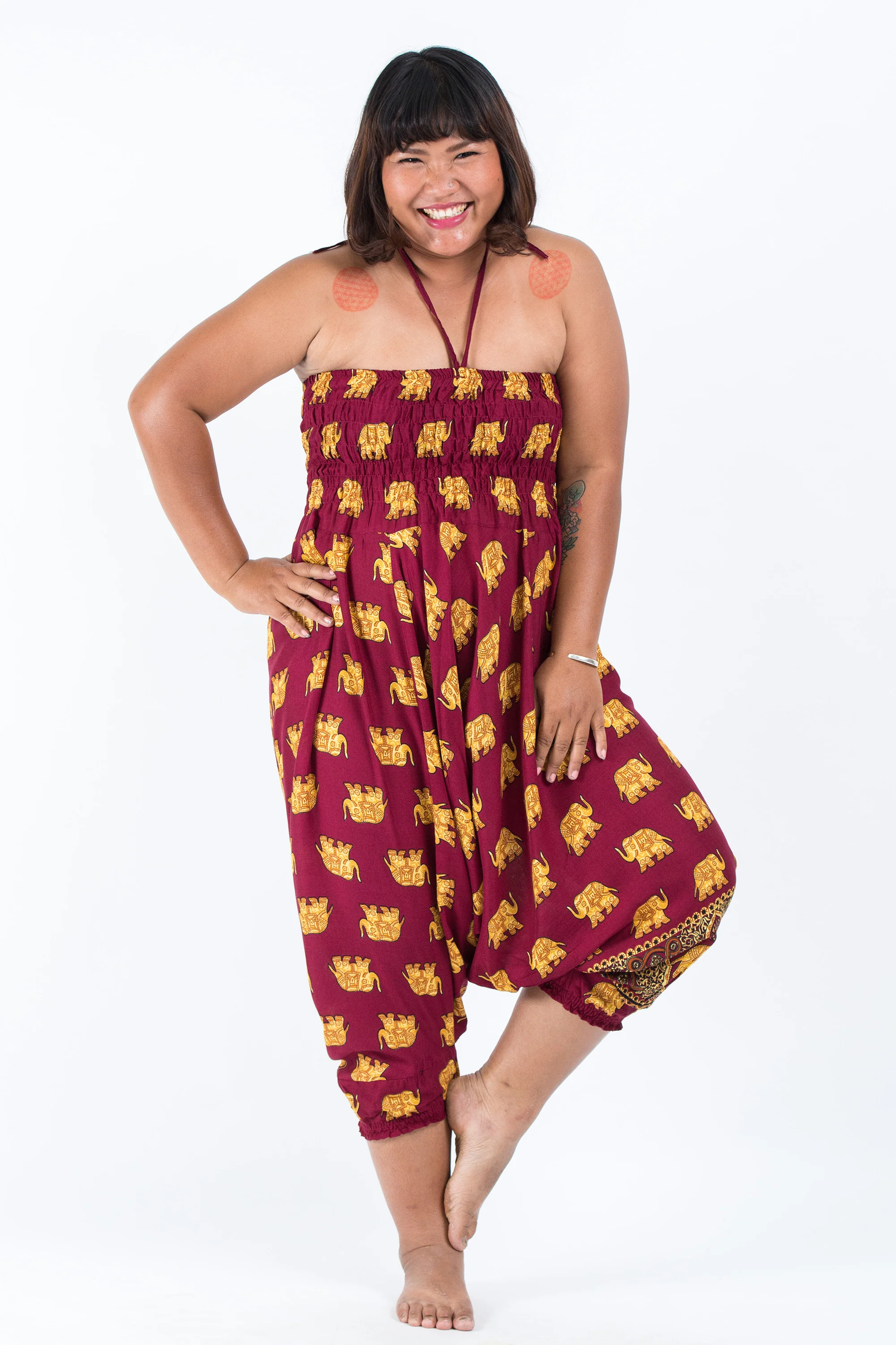 2817-Plus-Size-Golden-Elephant-2-in-1-Jumpsuit-Elephant-Pants-in-Maroon-6.webp Plus Size Golden Elephant 2-in-1 Jumpsuit Elephant Pants in Maroon