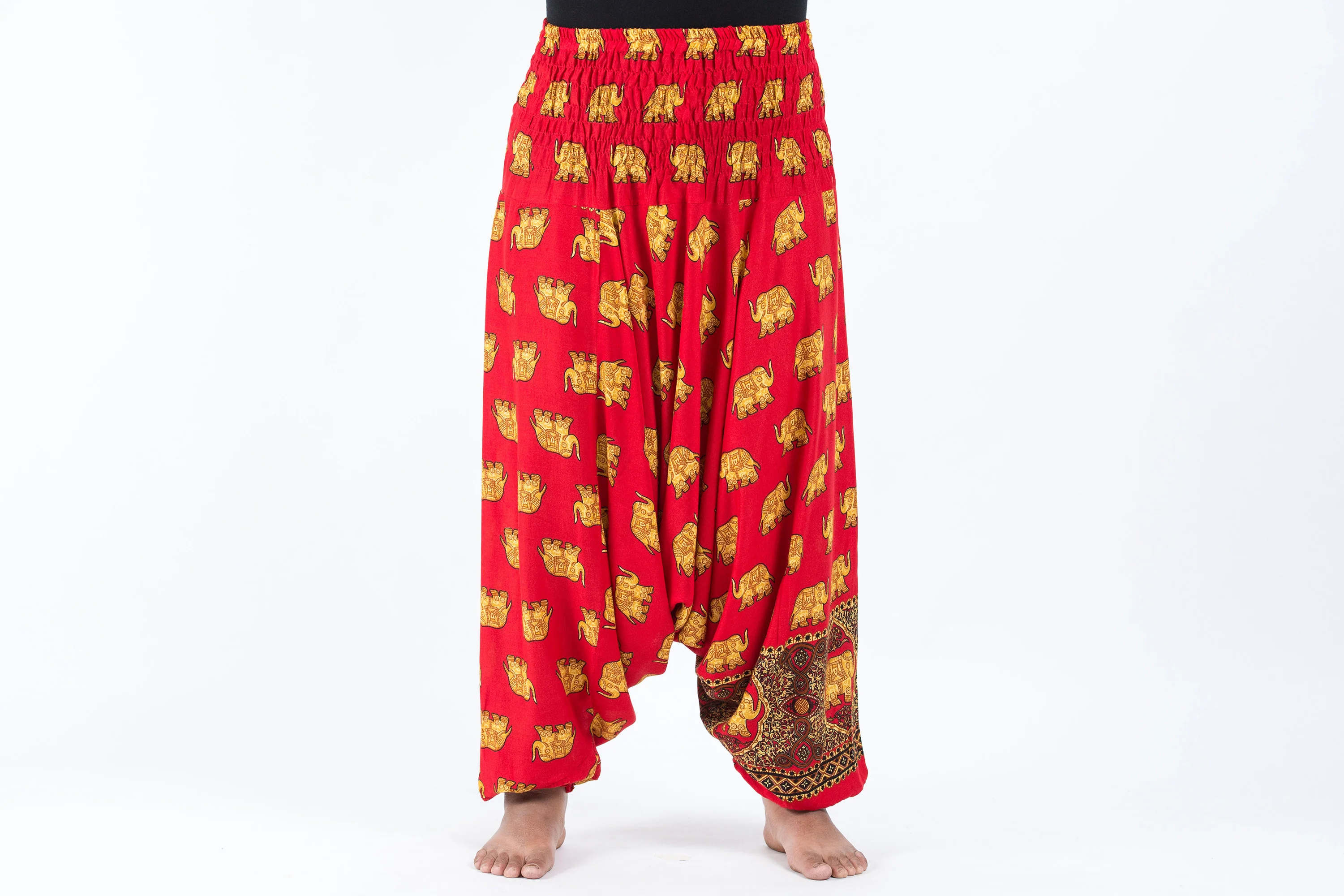 2818-Plus-Size-Golden-Elephant-2-in-1-Jumpsuit-Elephant-Pants-in-Red-2.webp Plus Size Golden Elephant 2-in-1 Jumpsuit Elephant Pants in Red