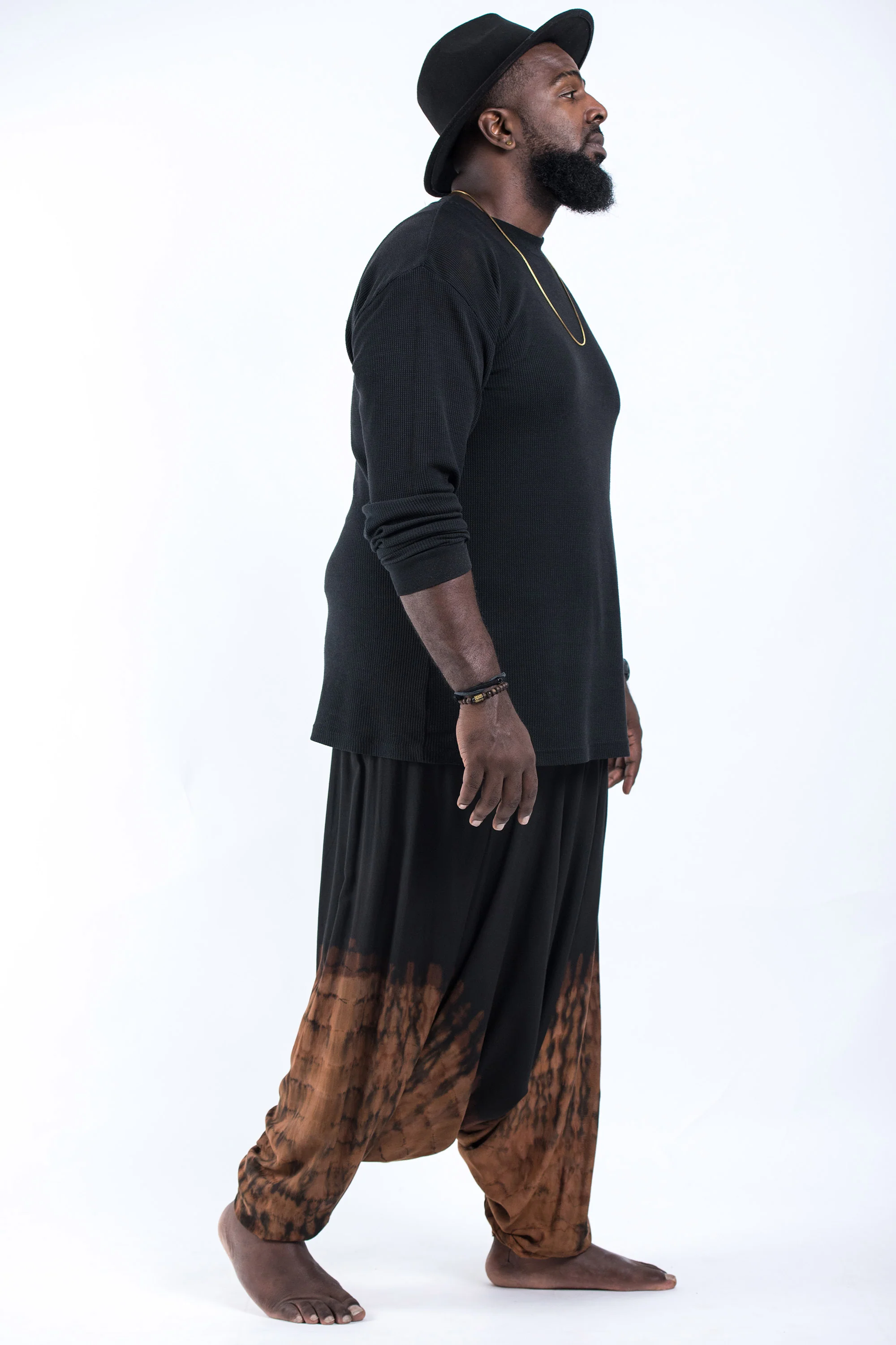 2867-Plus-Size-Tie-Dye-Drop-Crotch-Men-s-Harem-Pants-in-Black-08-3.webp Plus Size Tie Dye Drop Crotch Men's Harem Pants in Black 08