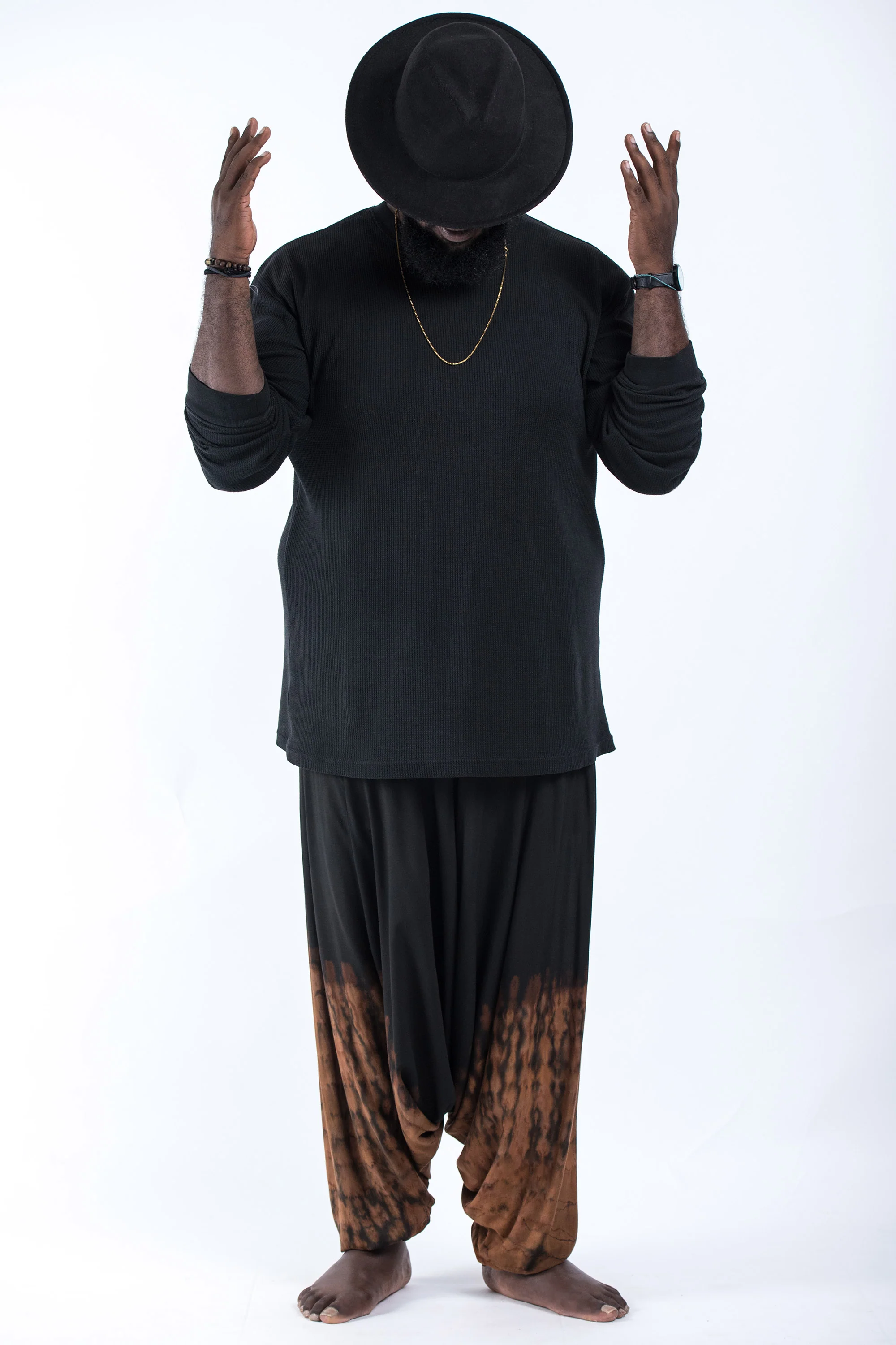 2867-Plus-Size-Tie-Dye-Drop-Crotch-Men-s-Harem-Pants-in-Black-08-4.webp Plus Size Tie Dye Drop Crotch Men's Harem Pants in Black 08