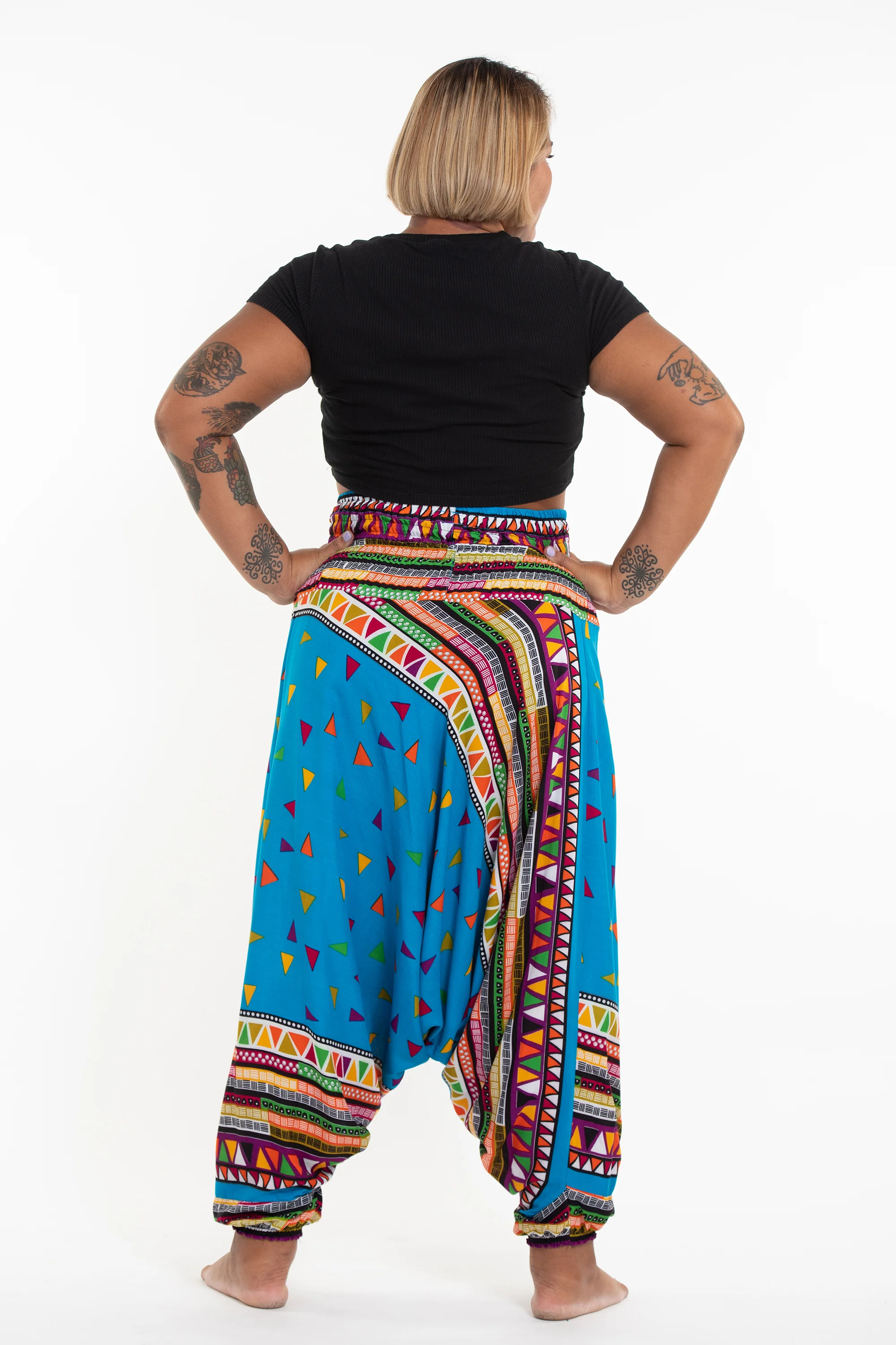 2875-Plus-Size-Triangles-2-in-1-Jumpsuit-Harem-Pants-in-Ocean-Blue-4.webp Plus Size Triangles 2-in-1 Jumpsuit Harem Pants in Ocean Blue