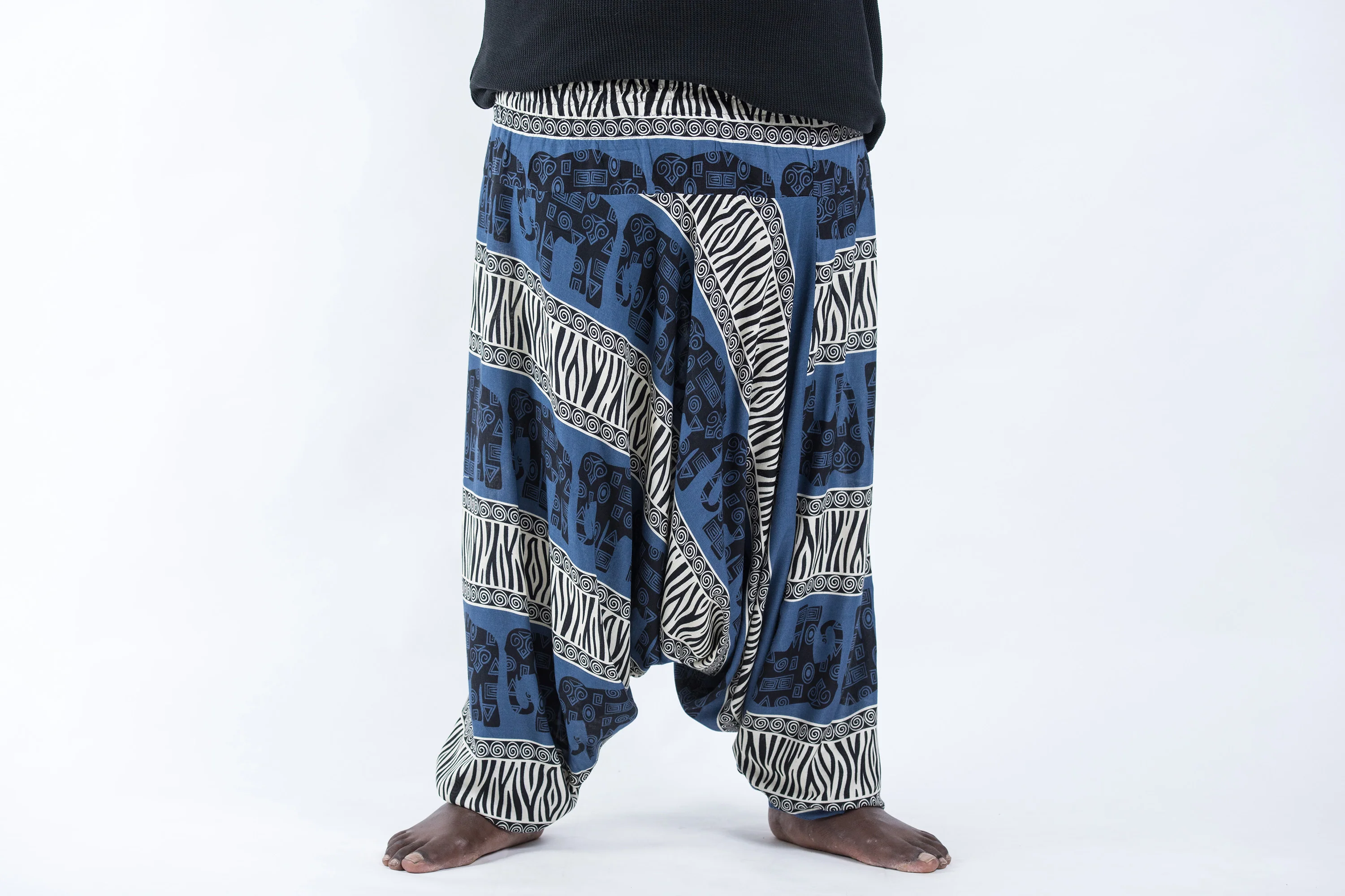 2878-Plus-Size-Safari-Elephant-Drop-Crotch-Men-s-Elephant-Pants-in-Blue-2.webp Plus Size Safari Elephant Drop Crotch Men's Elephant Pants in Blue