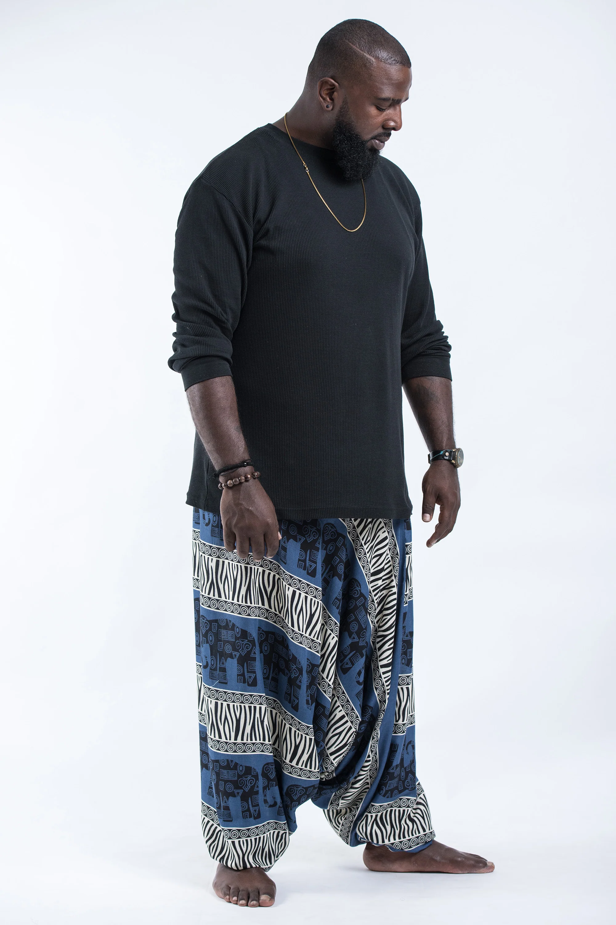 2878-Plus-Size-Safari-Elephant-Drop-Crotch-Men-s-Elephant-Pants-in-Blue-3.webp Plus Size Safari Elephant Drop Crotch Men's Elephant Pants in Blue