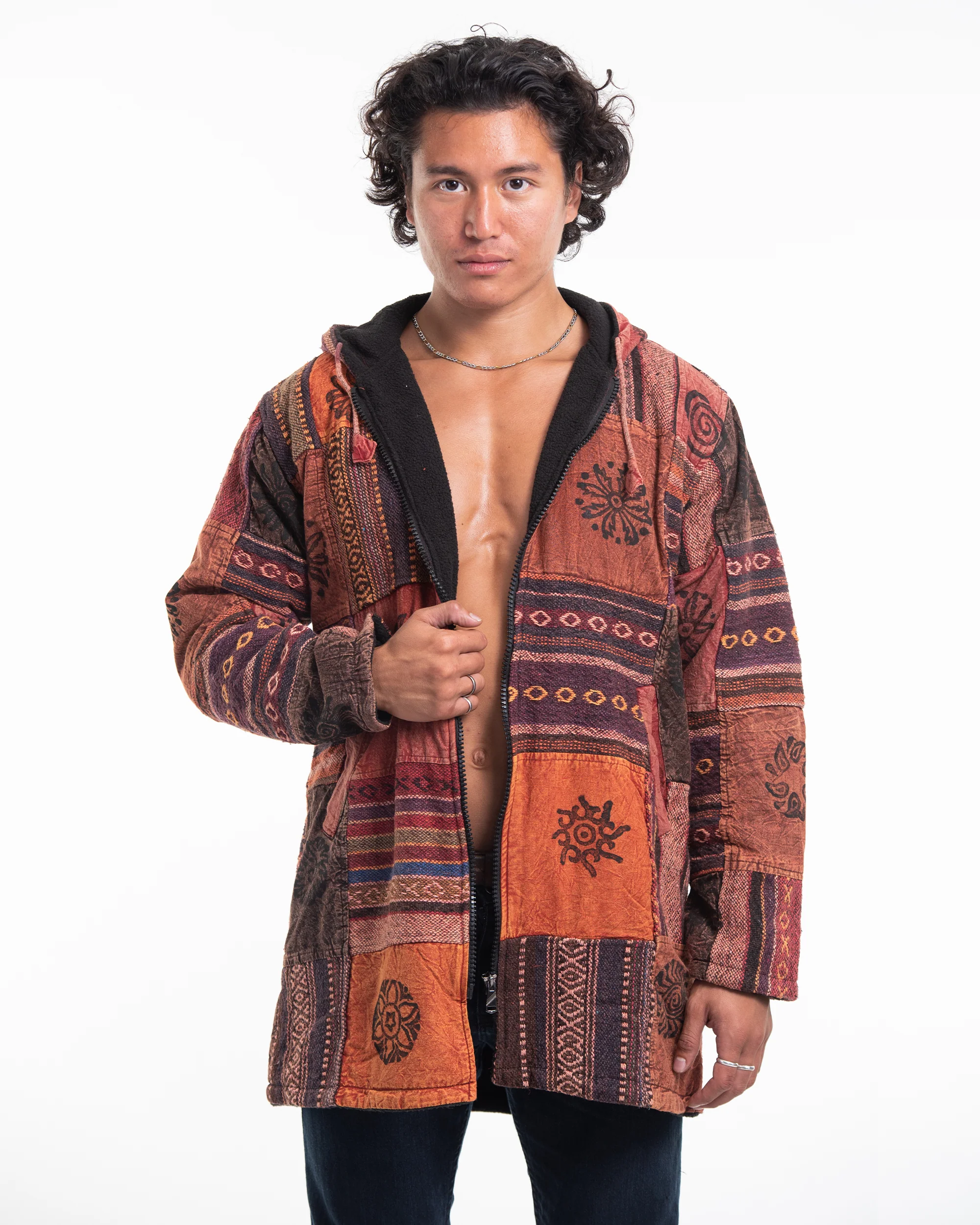 2929-Patchwork-Stone-Washed-Cotton-Jacket-in-Brick-02-5.webp Patchwork Stone Washed Cotton Jacket in Brick 02