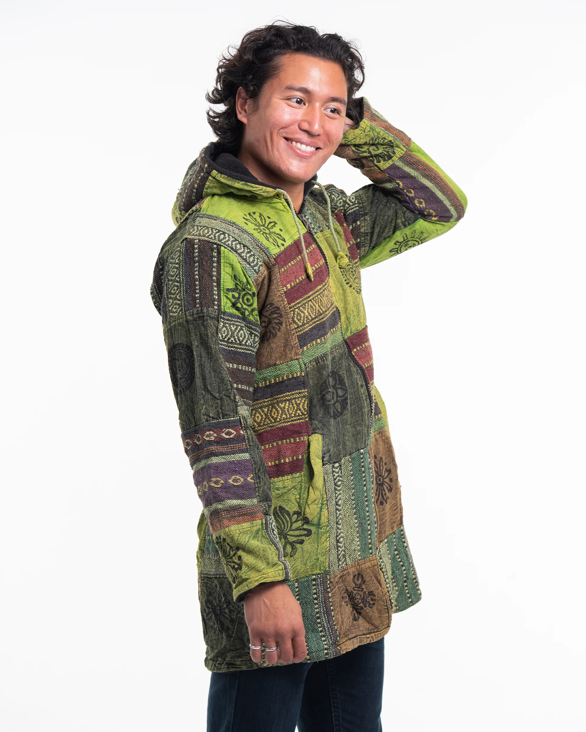 2945-Patchwork-Stone-Washed-Cotton-Jacket-in-Green-02-4.webp Patchwork Stone Washed Cotton Jacket in Green 02