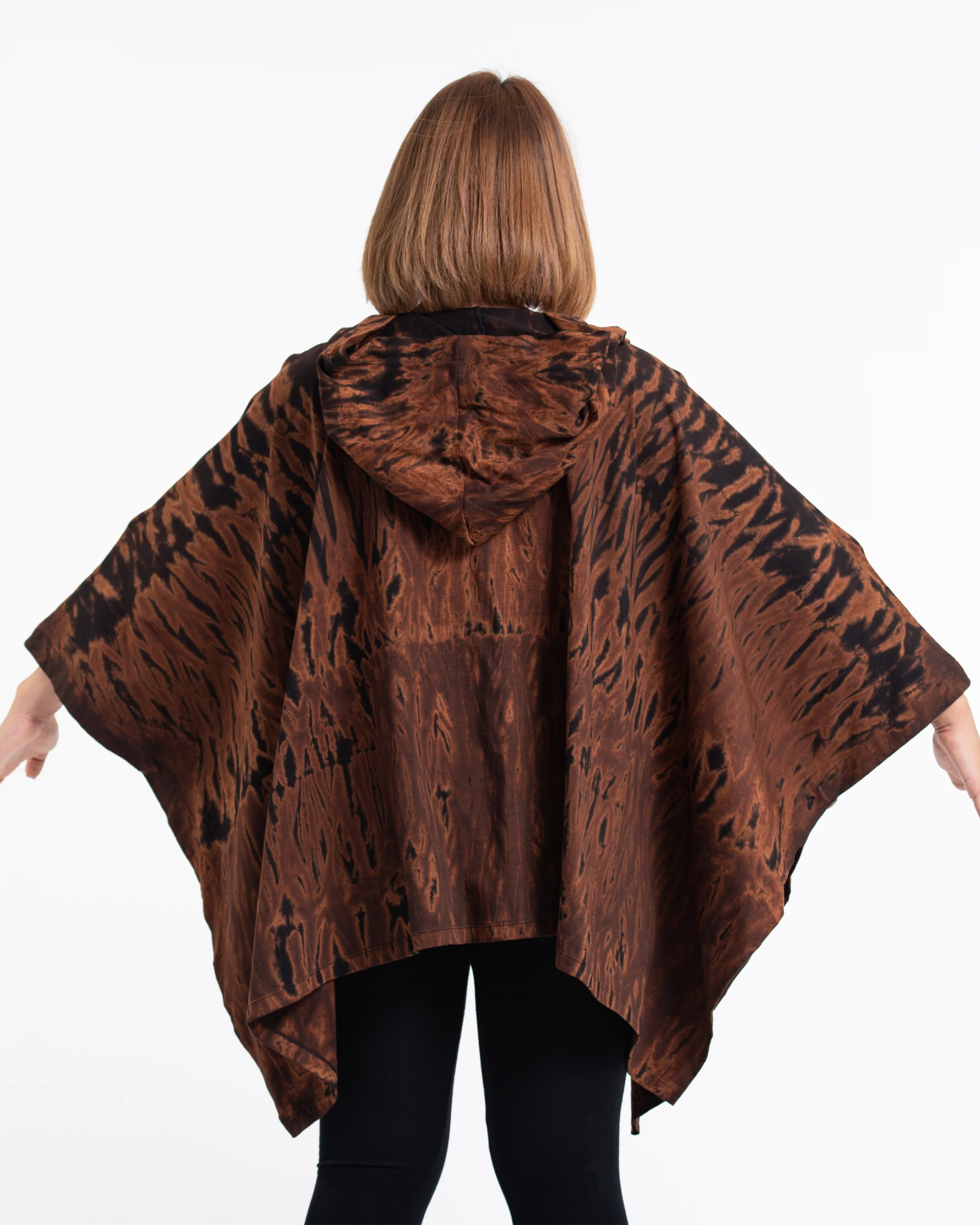 3049-Tie-Dye-Cotton-Hooded-Poncho-Jacket-in-Brown-08-4.webp Tie Dye Cotton Hooded Poncho Jacket in Brown 08