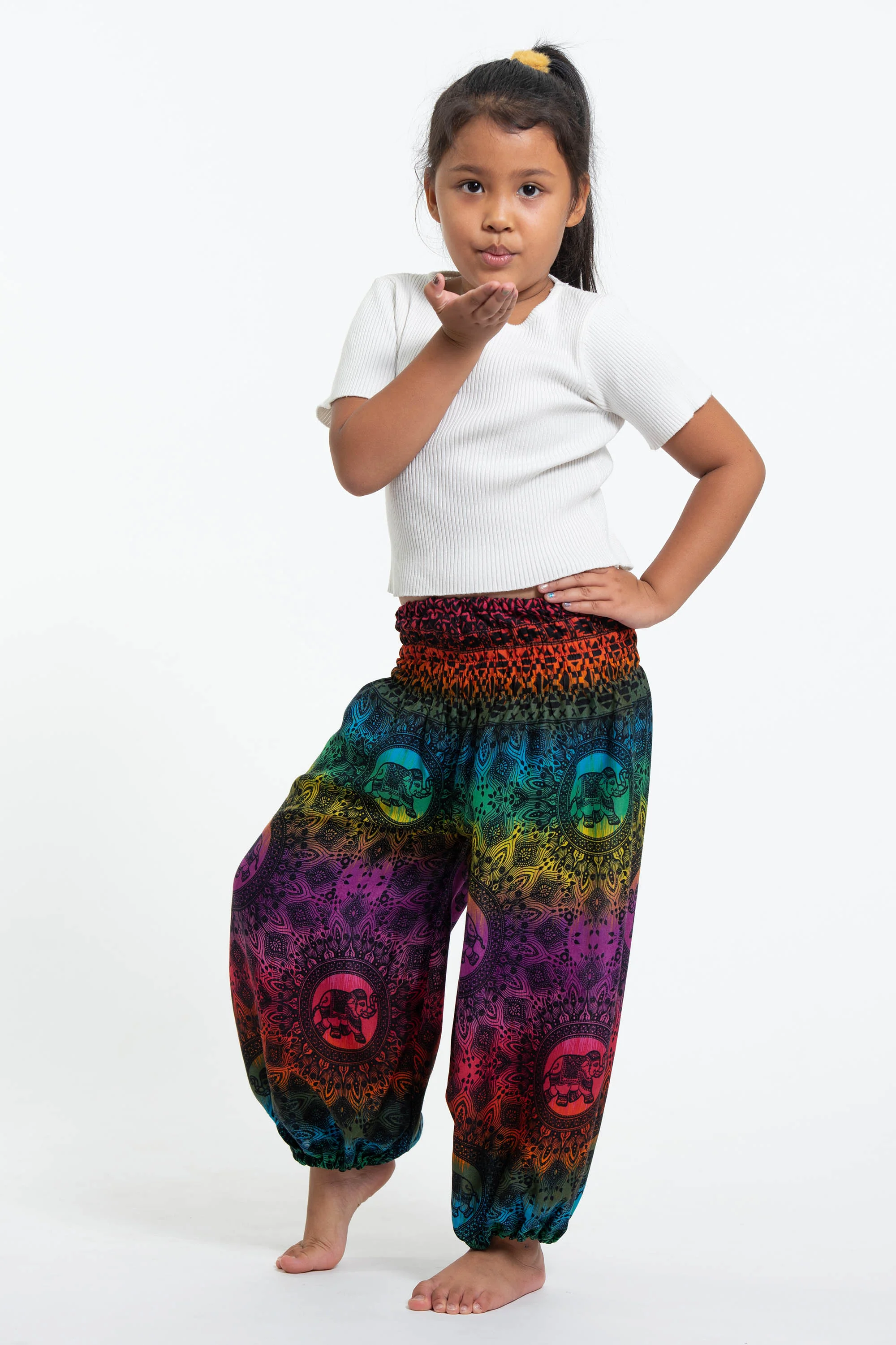 366-Rainbow-Elephant-Kids-Elephant-Pants-in-Purple-4.webp Rainbow Elephant Kids Elephant Pants in Purple