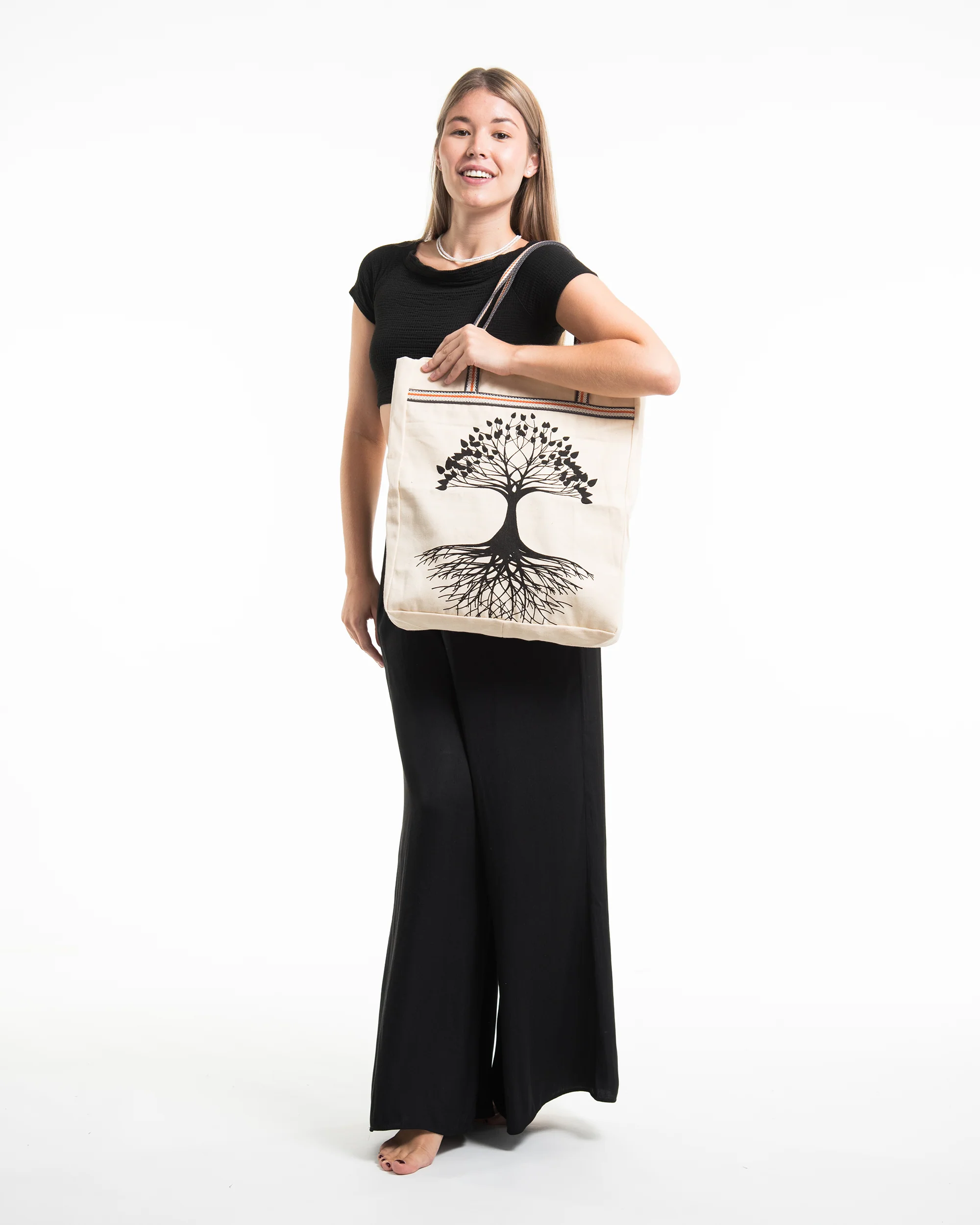37-Tree-of-Life-Canvas-Everyday-Tote-Bag-in-Natural-3.webp Tree of Life Canvas Everyday Tote Bag in Natural