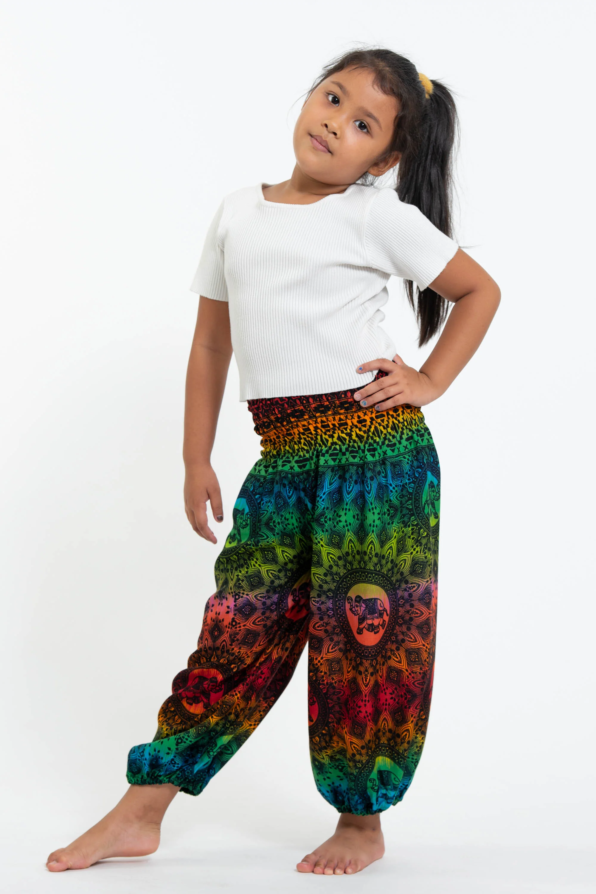 370-Rainbow-Elephant-Kids-Elephant-Pants-in-Orange-4.webp Rainbow Elephant Kids Elephant Pants in Orange