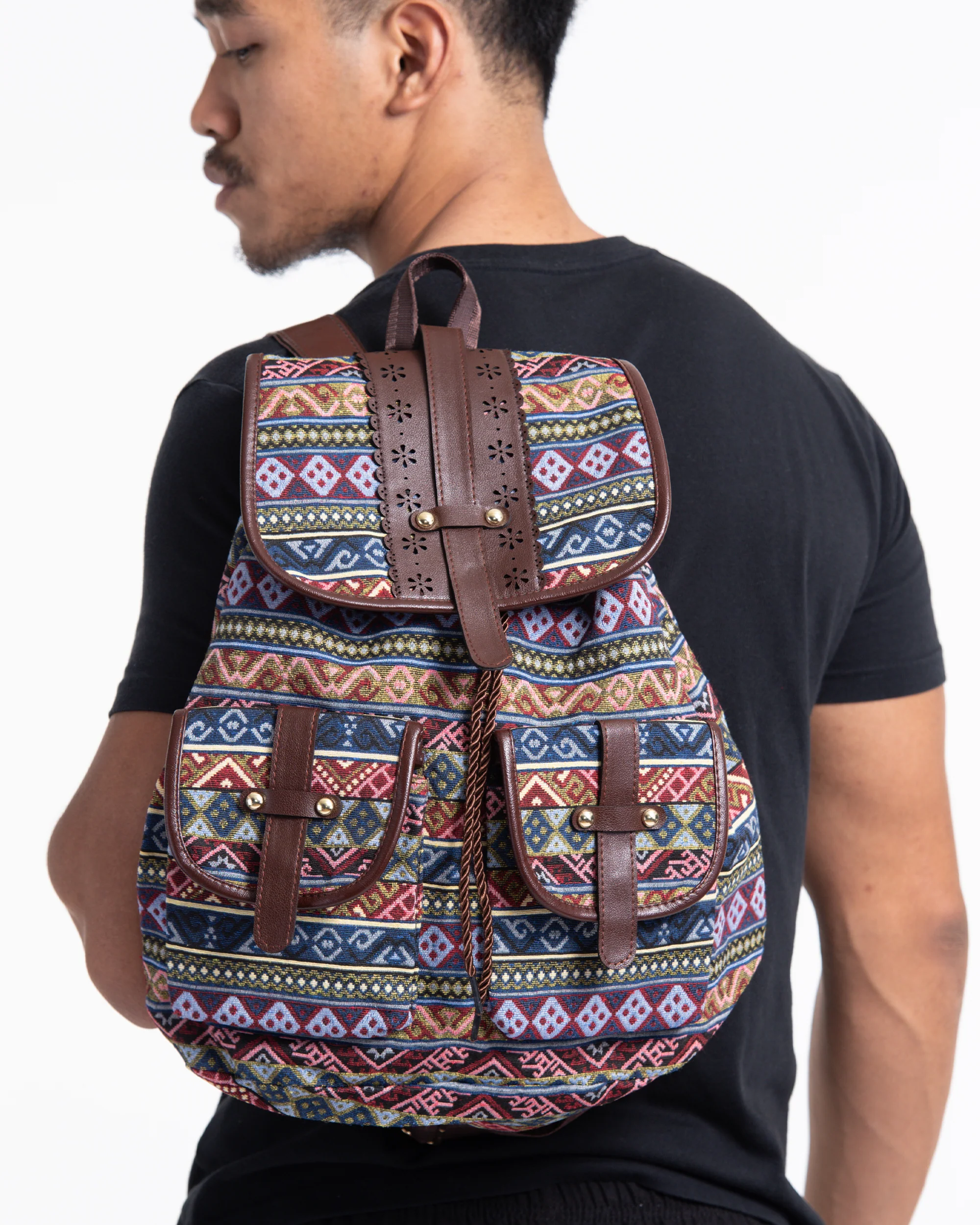 38-Tribal-Woven-Fabric-with-Faux-Leather-Backpack-03-3.webp Tribal Woven Fabric with Faux Leather Backpack 03