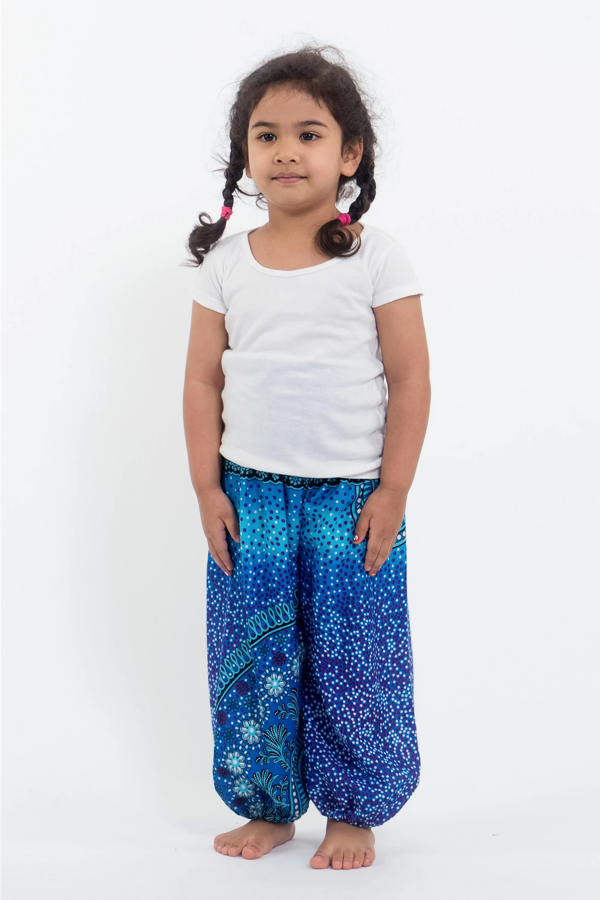 386-Tribal-Chakras-Kids-Harem-Pants-in-Blue-4.webp Tribal Chakras Kids Harem Pants in Blue