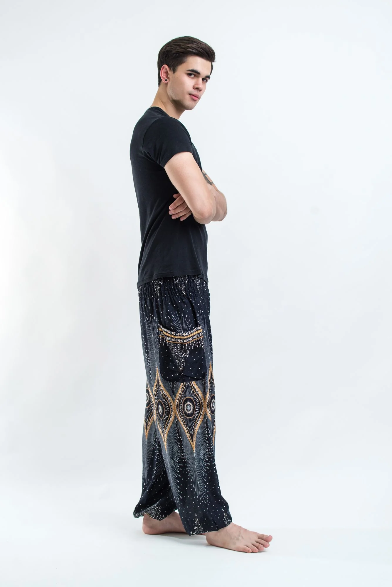 480-Diamond-Peacock-Men-s-Harem-Pants-in-Black-3.webp Diamond Peacock Men's Harem Pants in Black